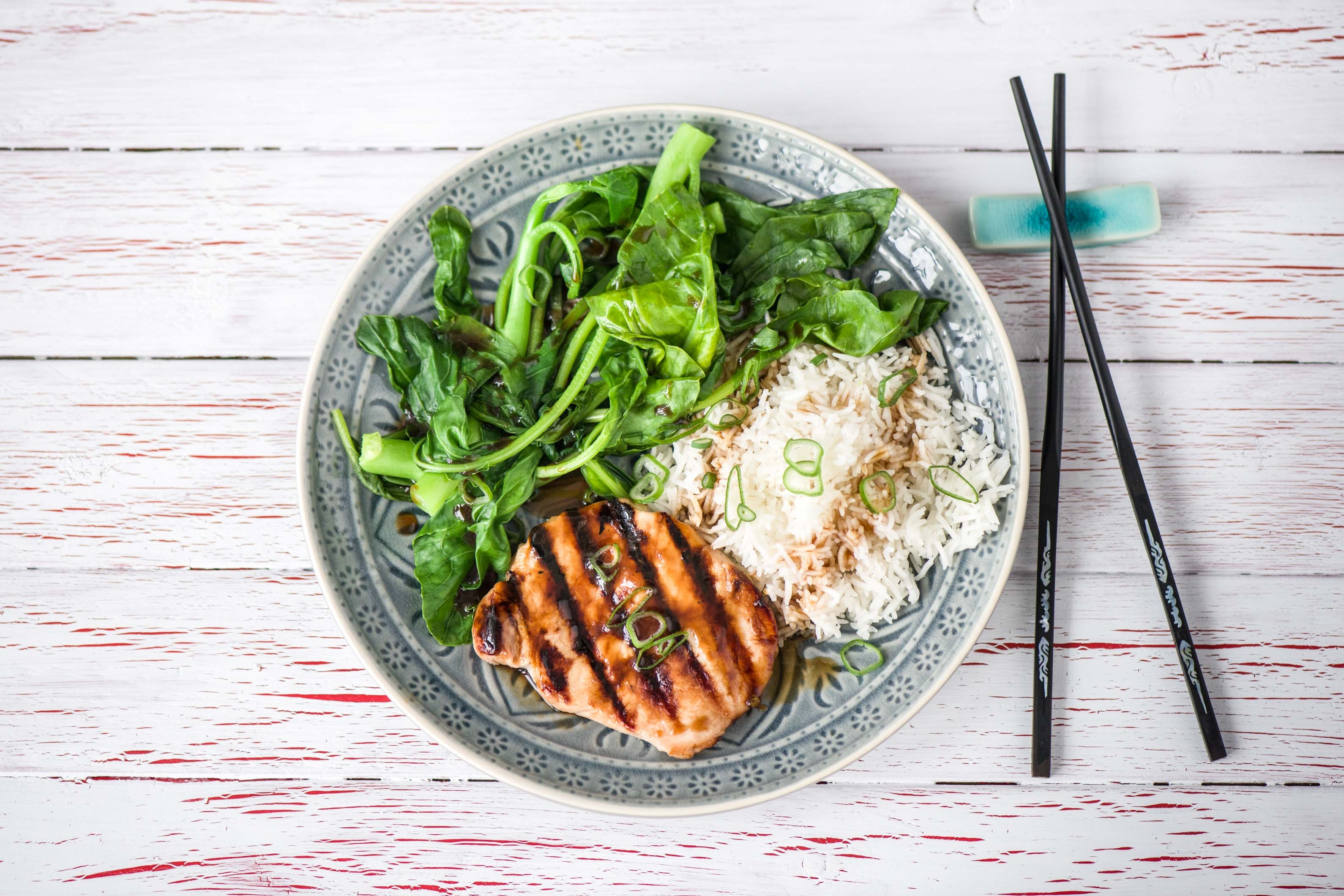 Hoisin Pork with Asian Greens