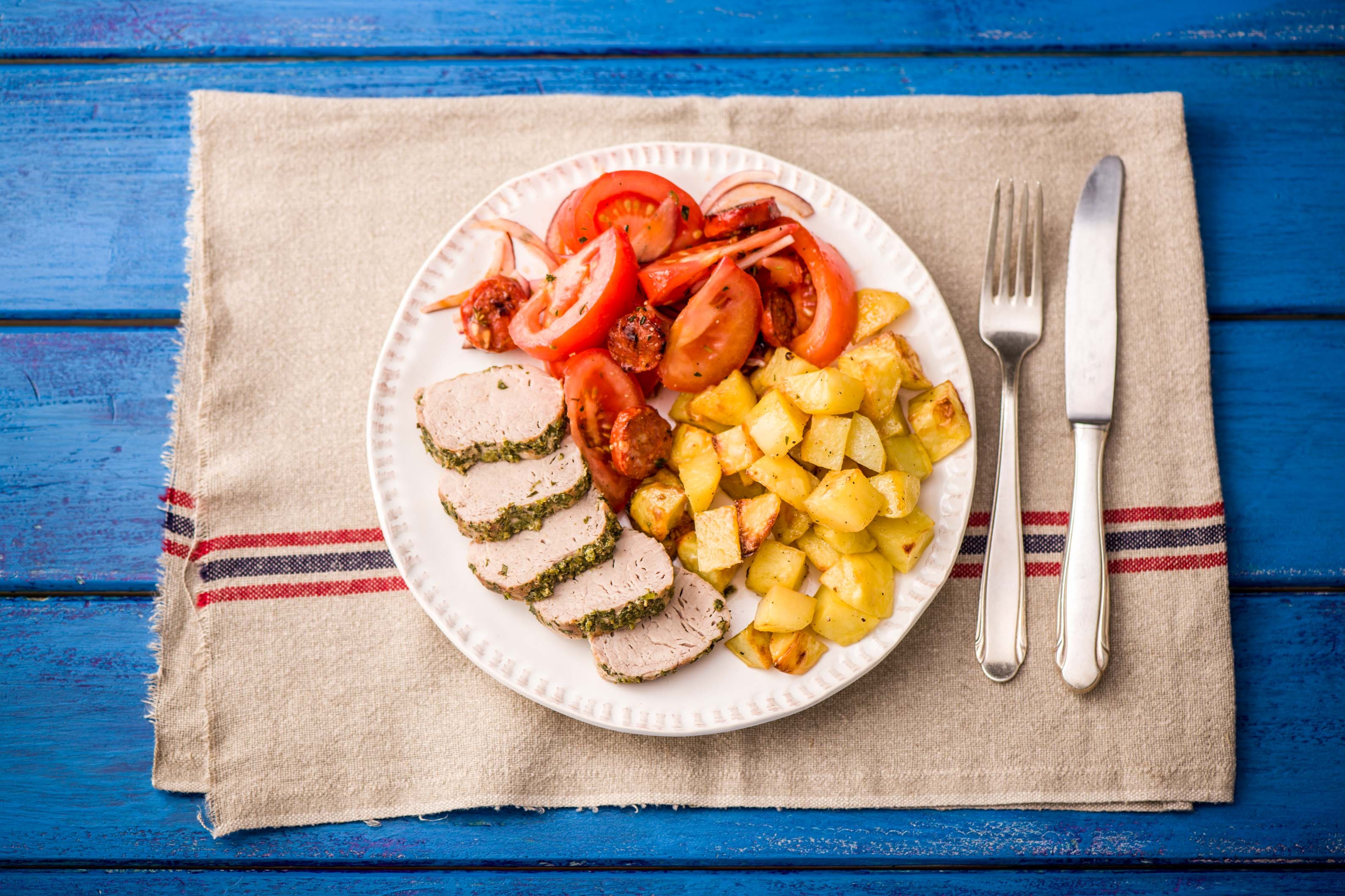 Schweinefilet mit Kräuterkruste