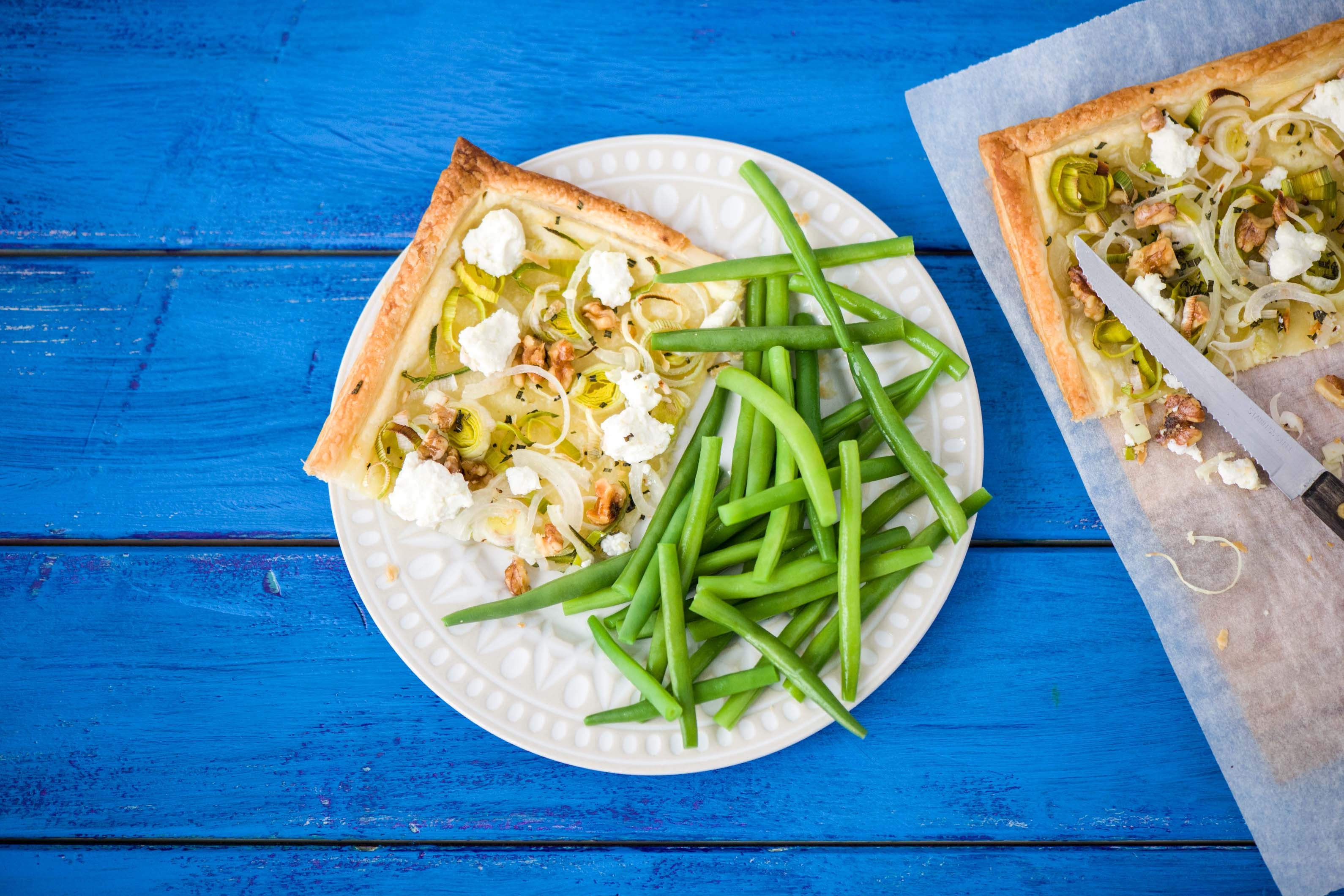 Rustic Leek and Goat’s Cheese Tart