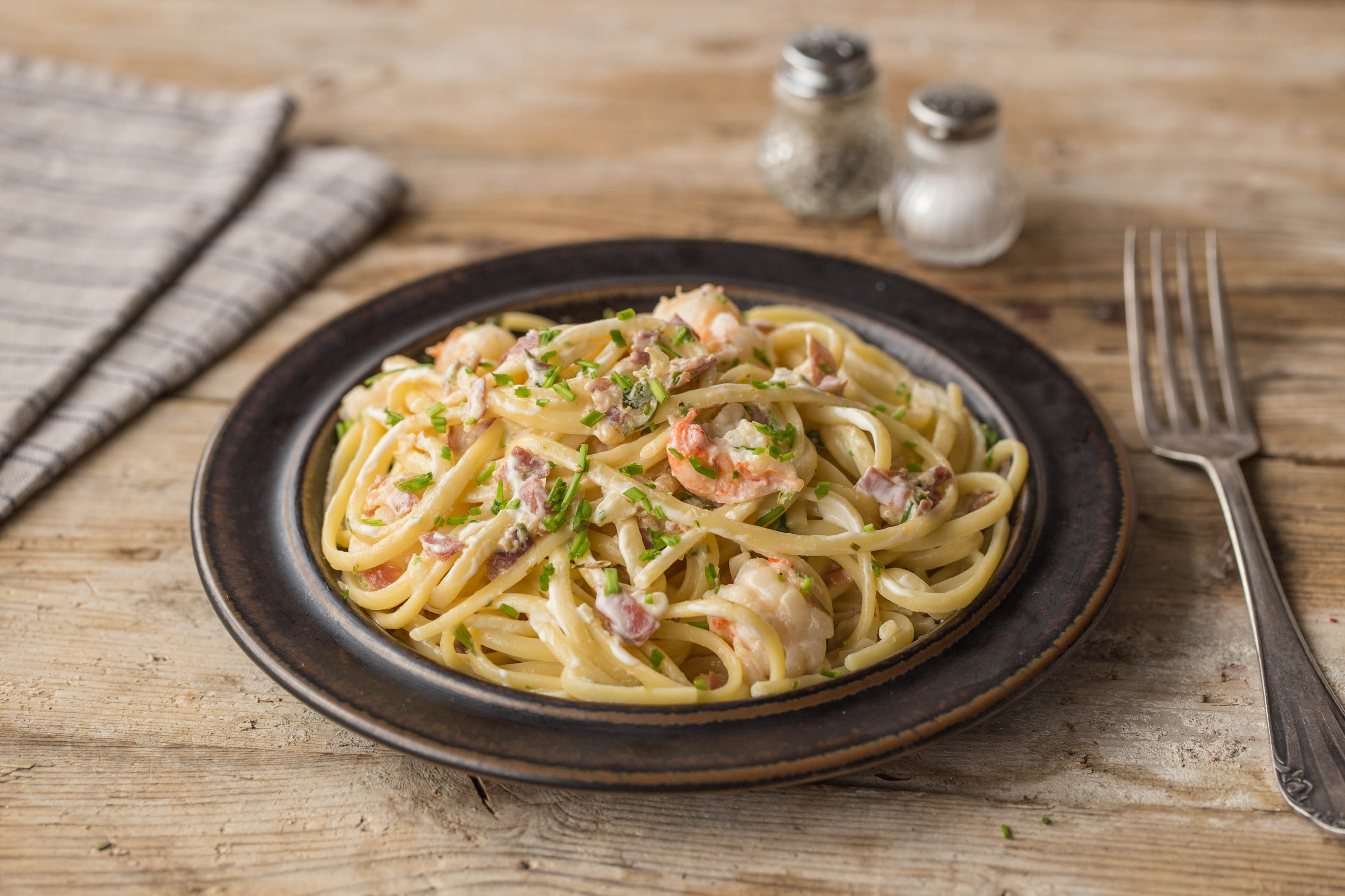 HelloFresh Prawn and Serrano Linguine