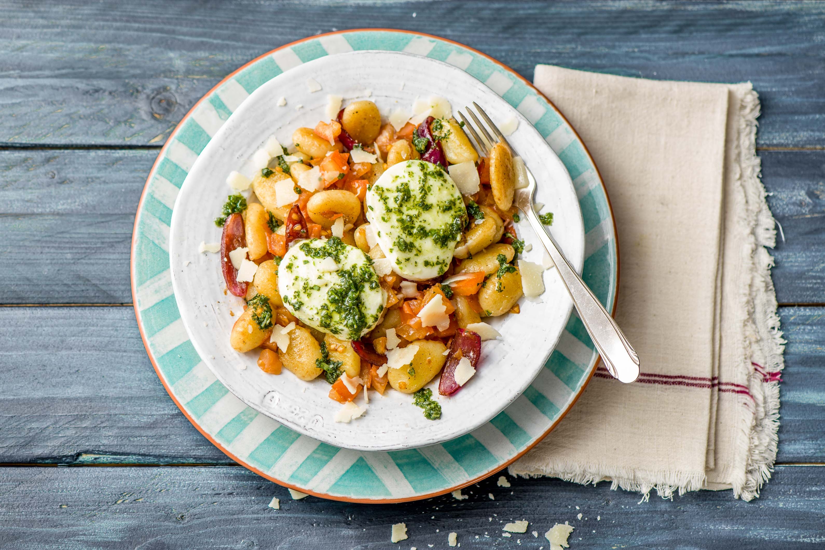 Italienische Tomaten-Gnocchi-Pfanne