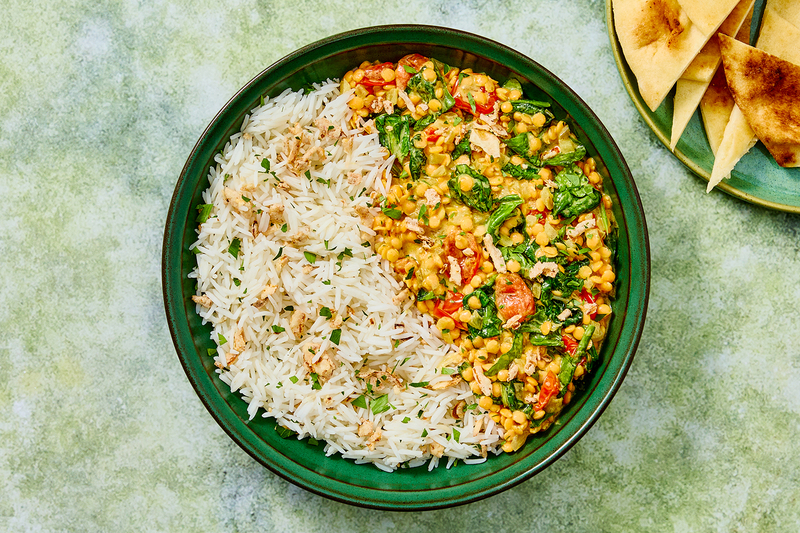 Dal épicée à la noix de coco