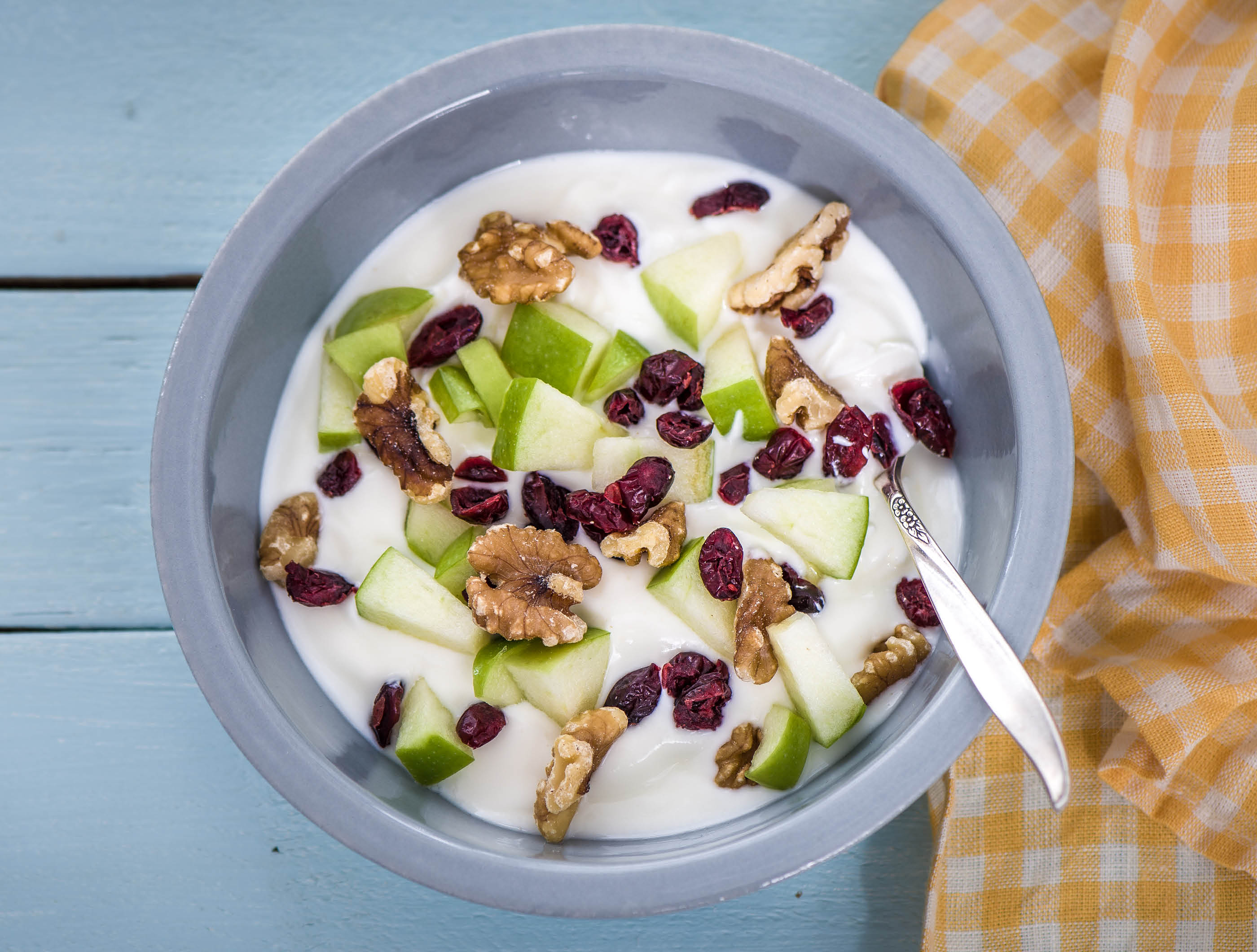 Griekse yoghurt met appel