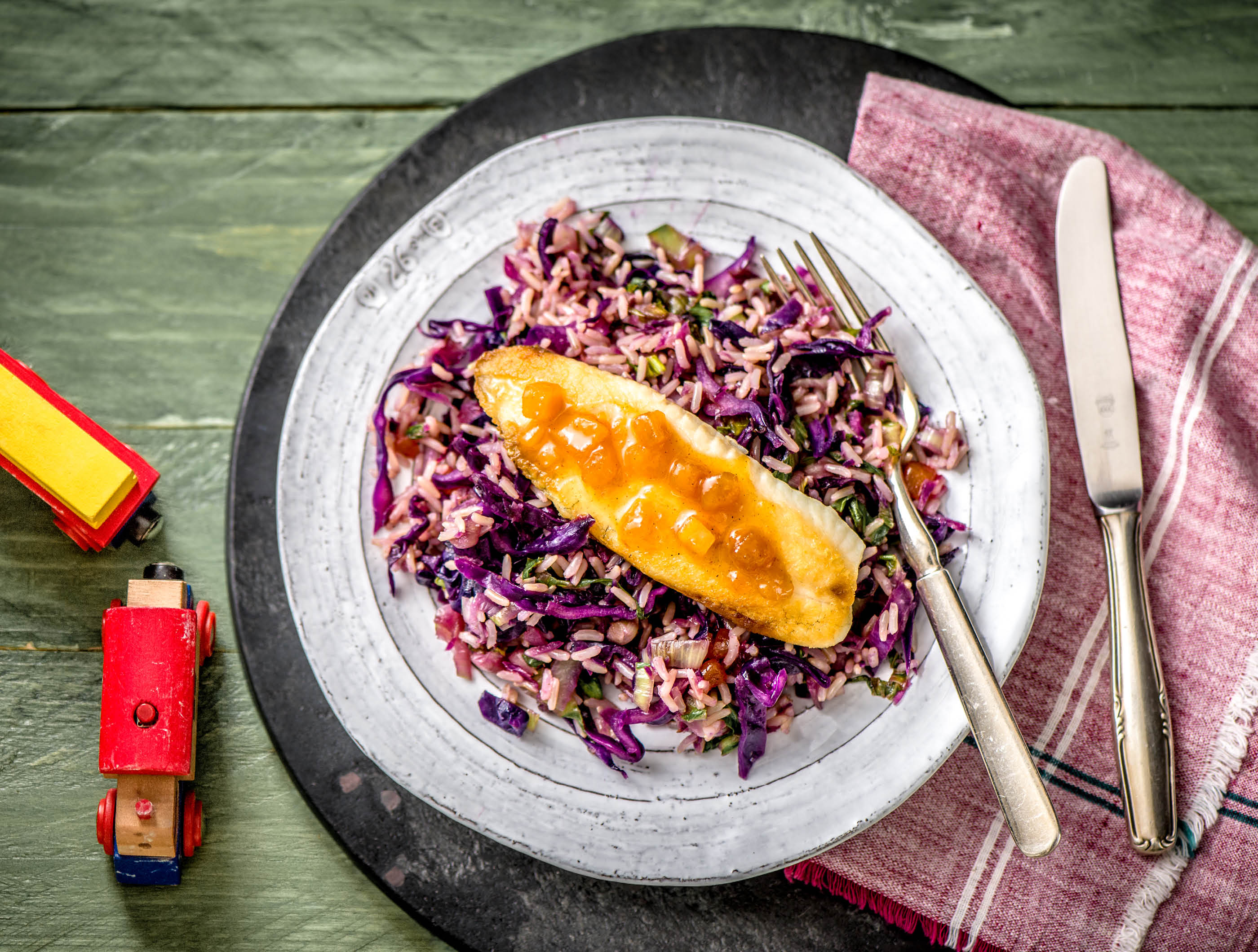 Mangorijst met groenten