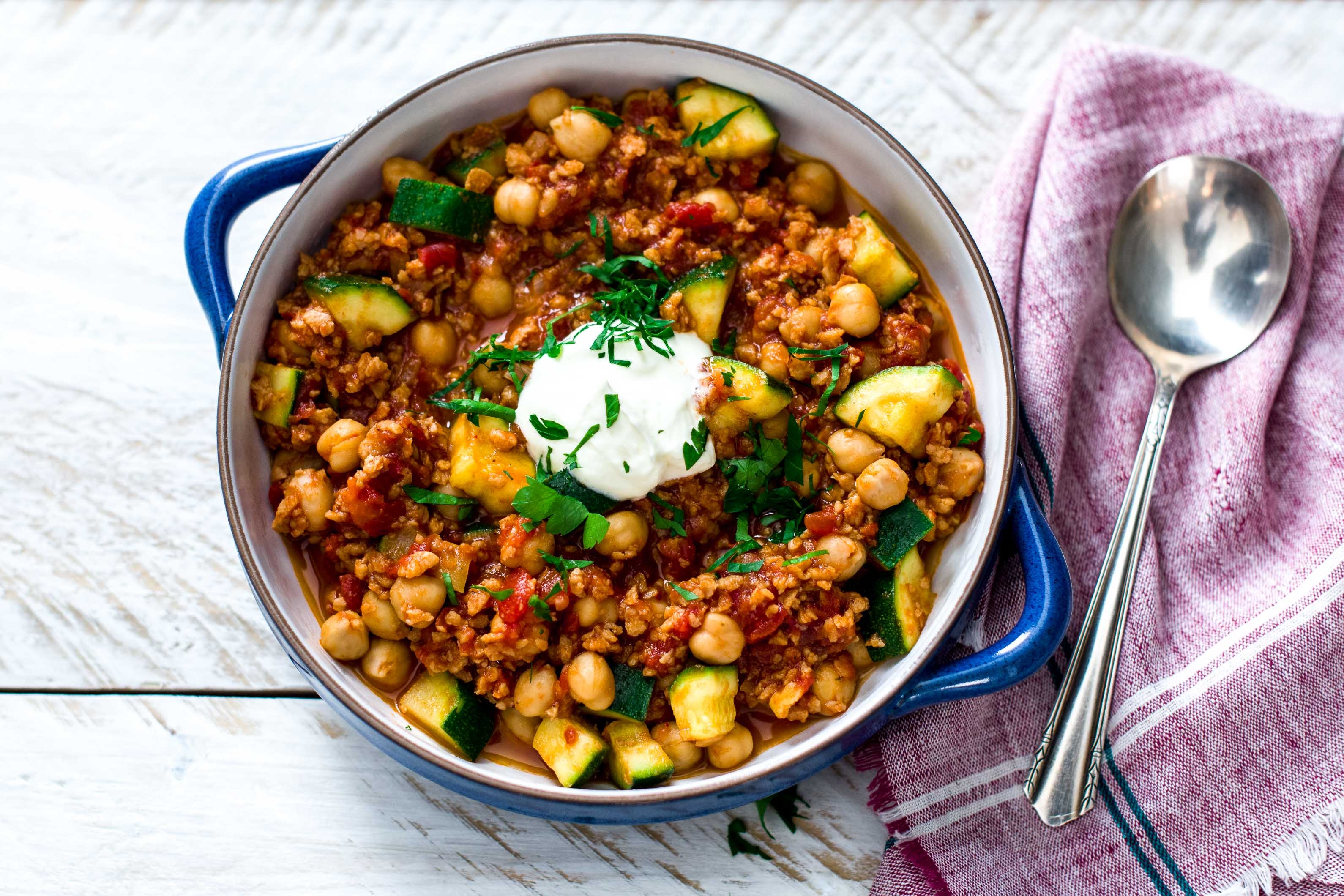 Chili con Soya! Leckeres Soja-Kichererbsen-Chili