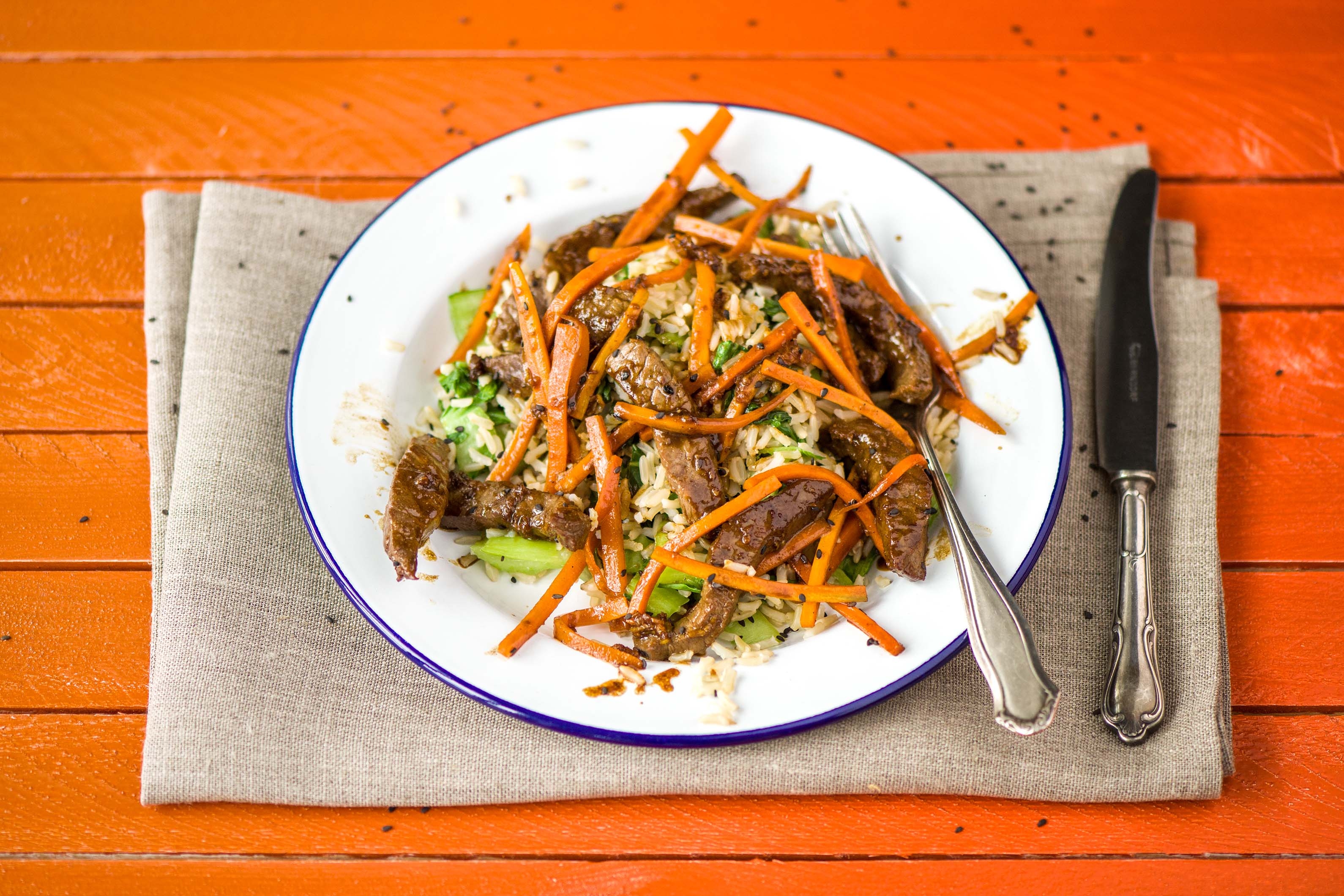 Family Banging Teriyaki Beef