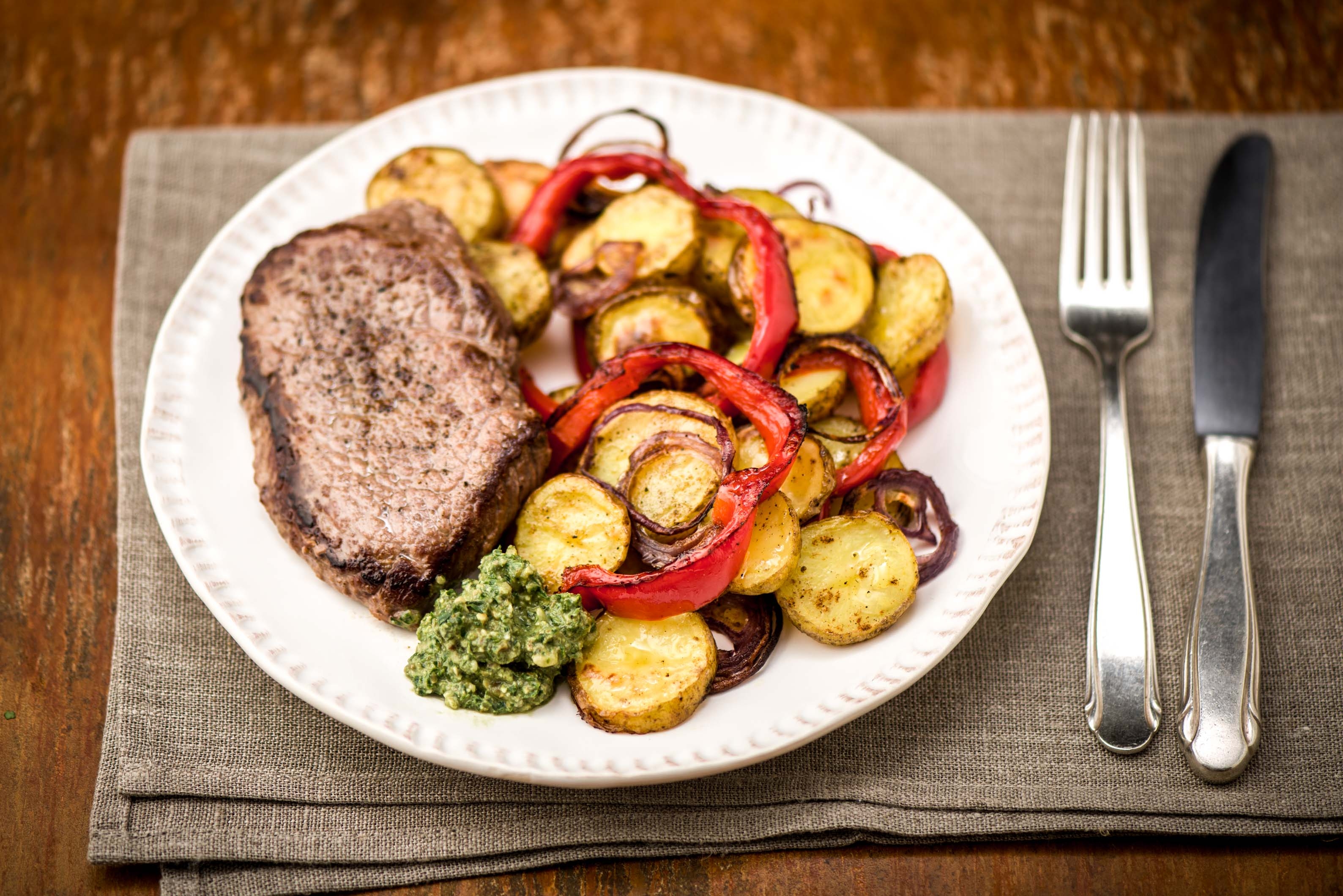 Rindfleisch mit Chermoula-Sauce