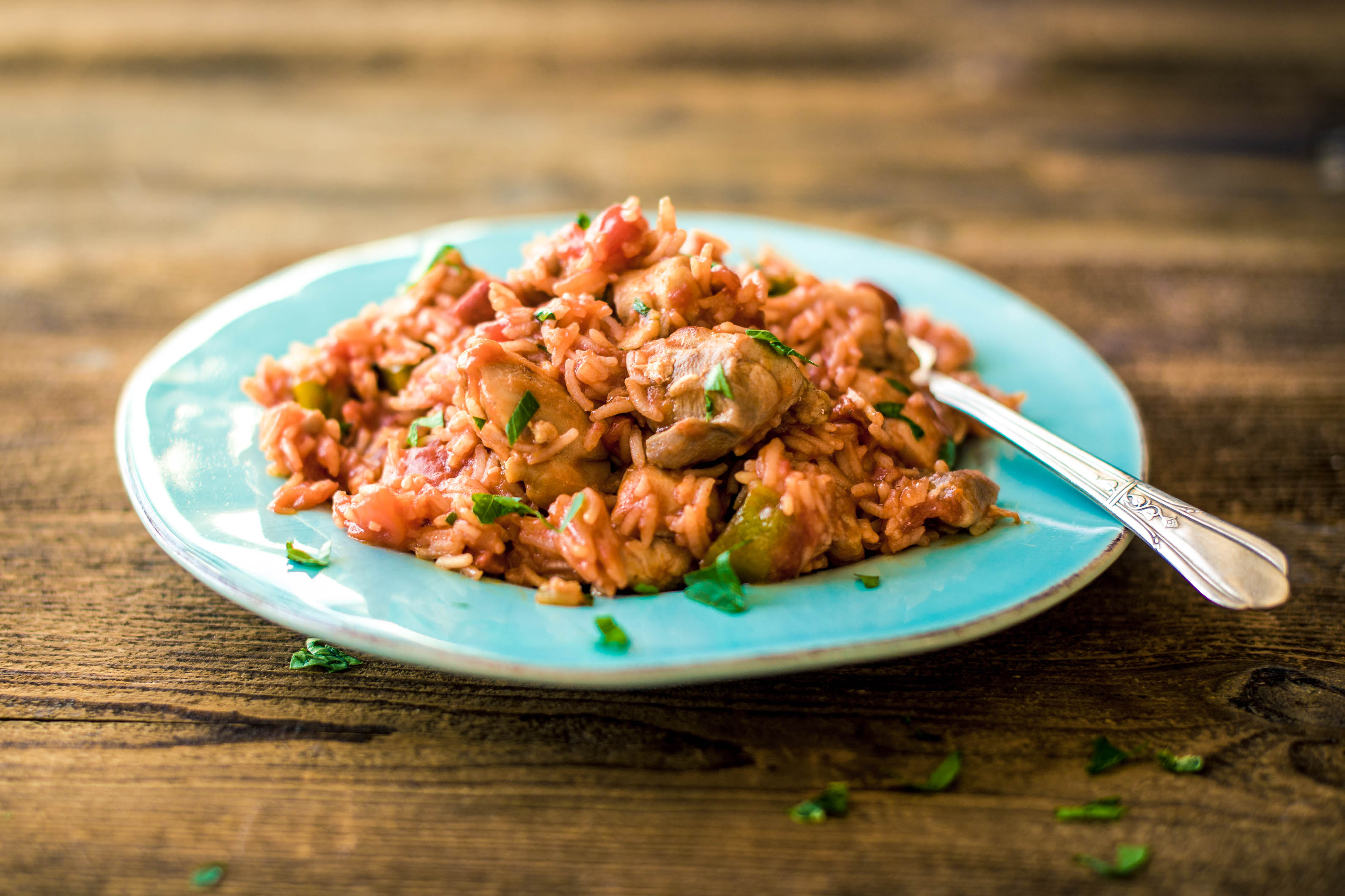 Your Favourite Orange and Honey Chicken Jambalaya