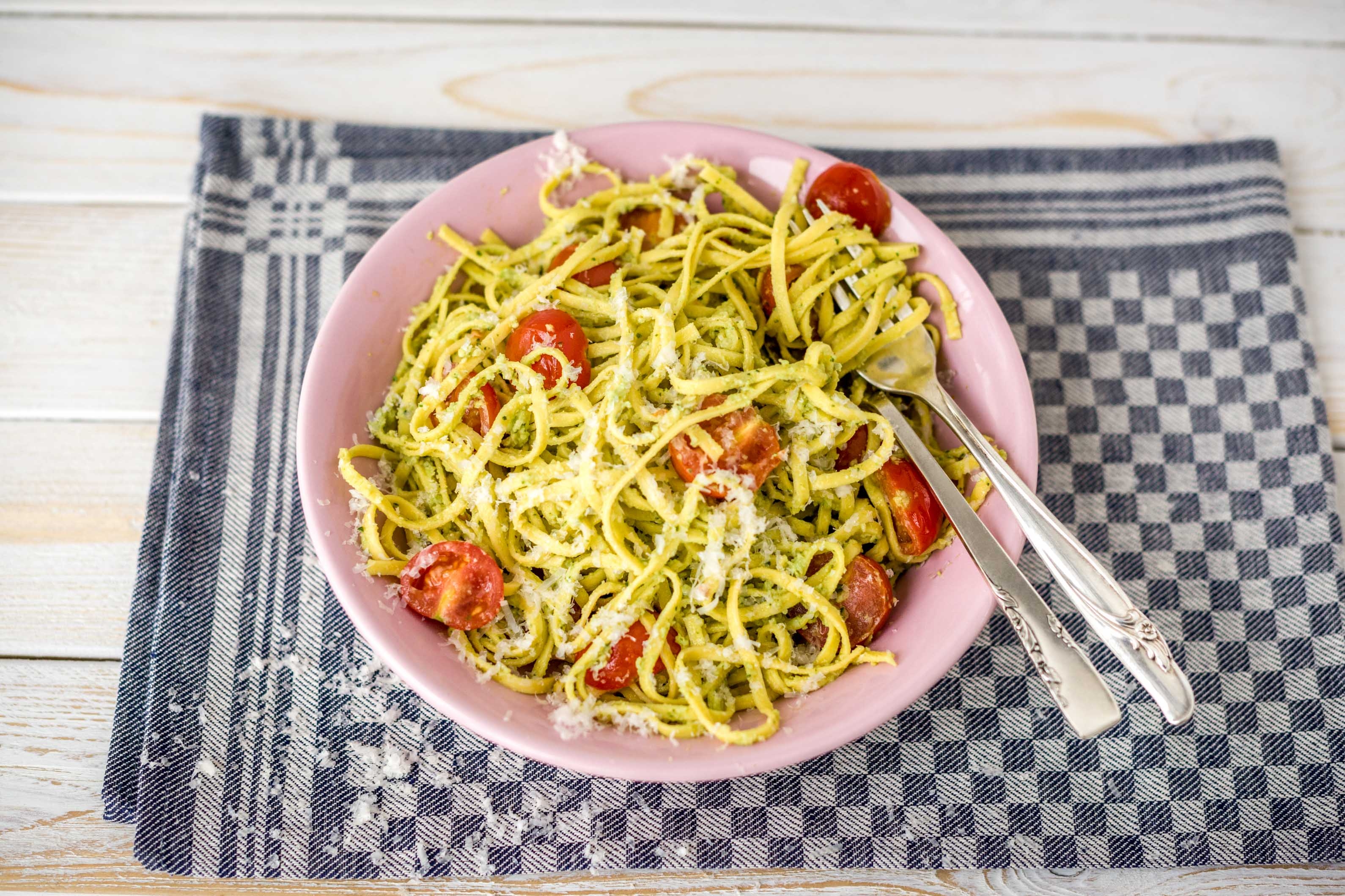 Schnelle Tagliolini-Pfanne