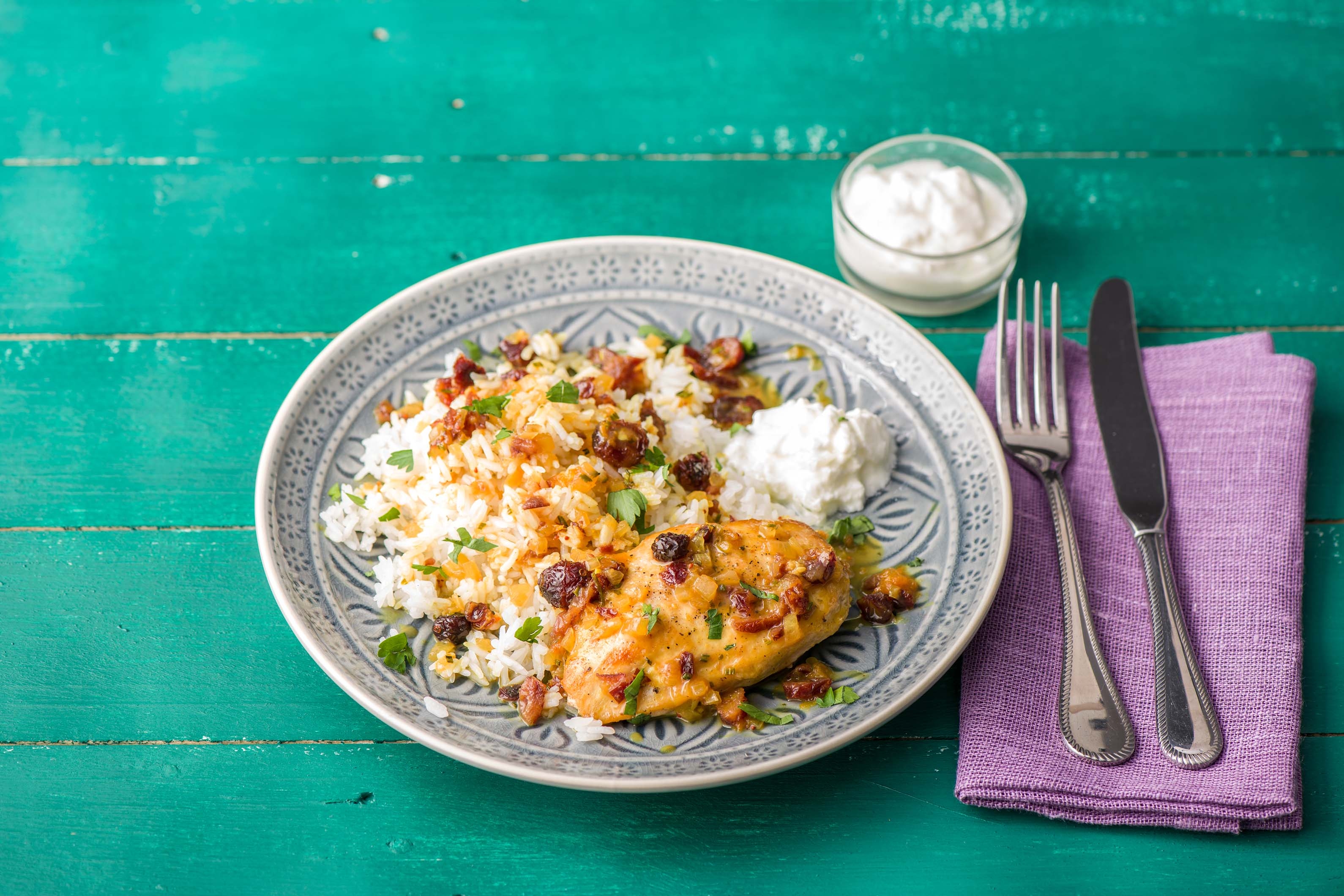 Pouletbrust in Cranberrysauce