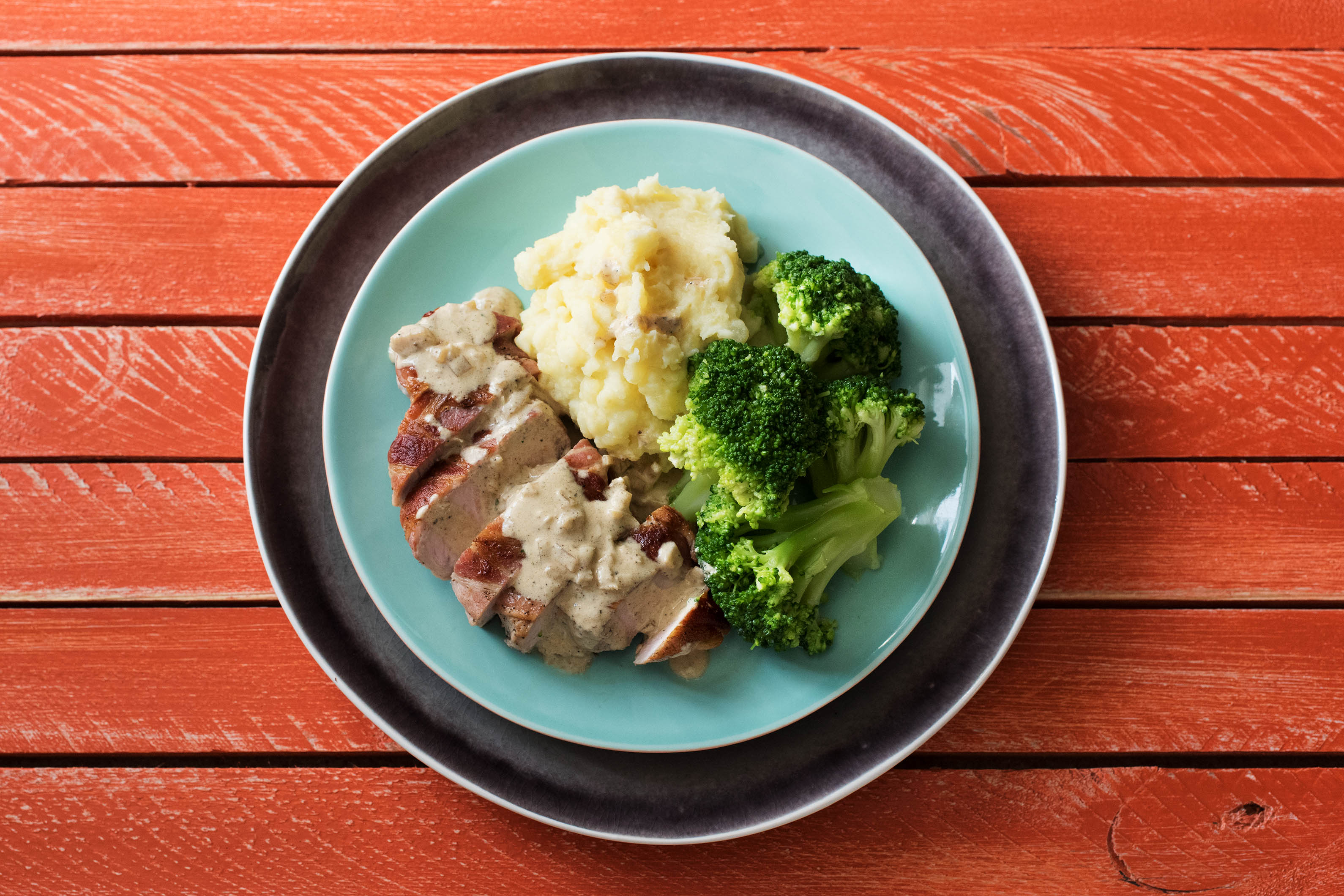 Bacon Wrapped Pork Loin Medallion