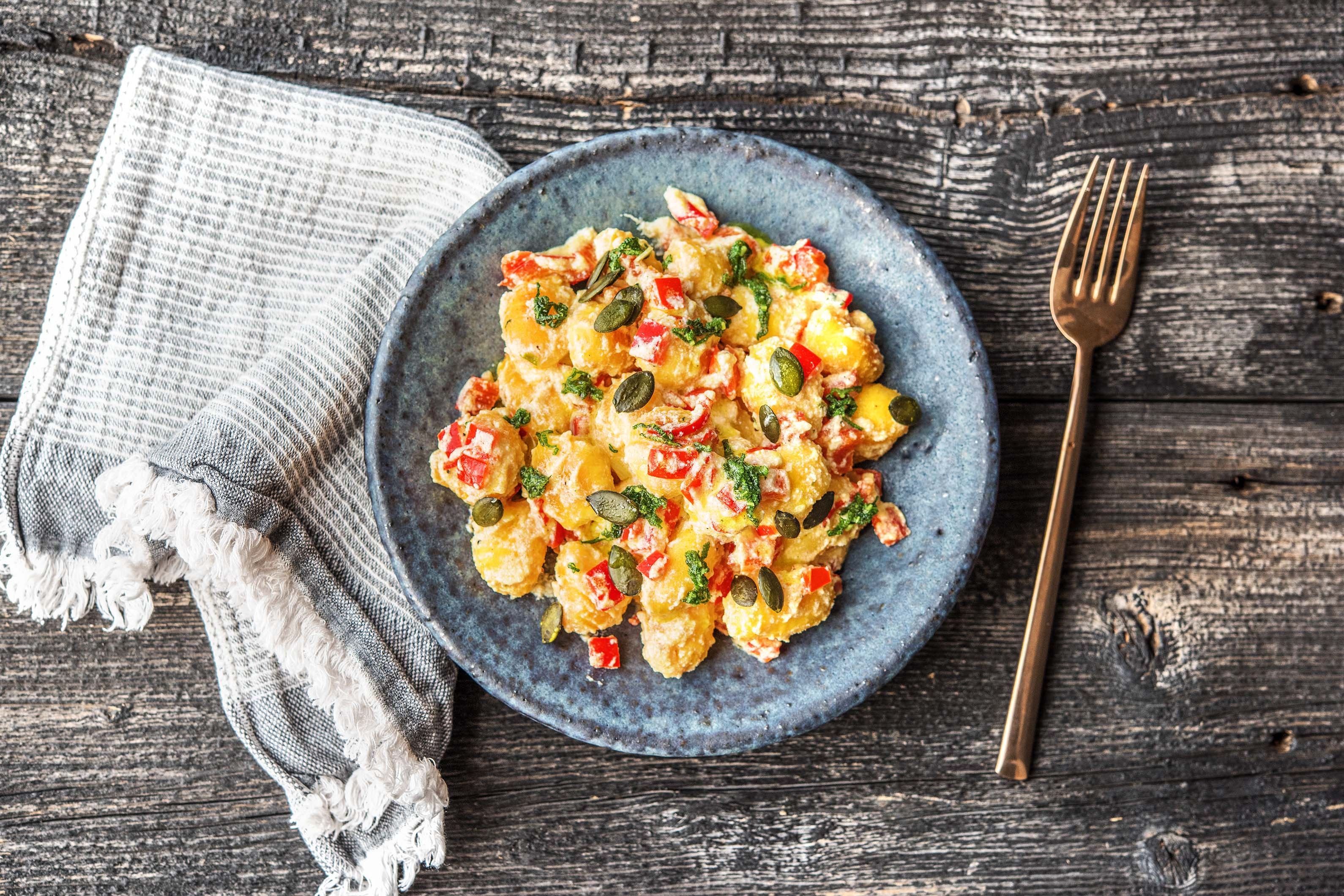 Kürbis-Gnocchi mit würziger Salbei-Butter