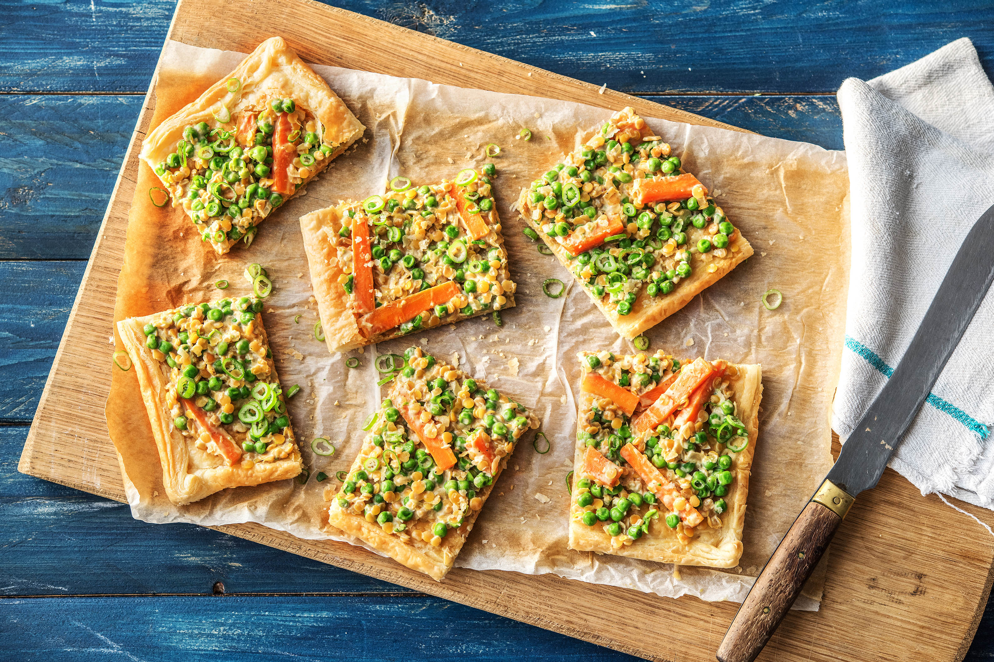 Dinkel-Blätterteig-Quiche