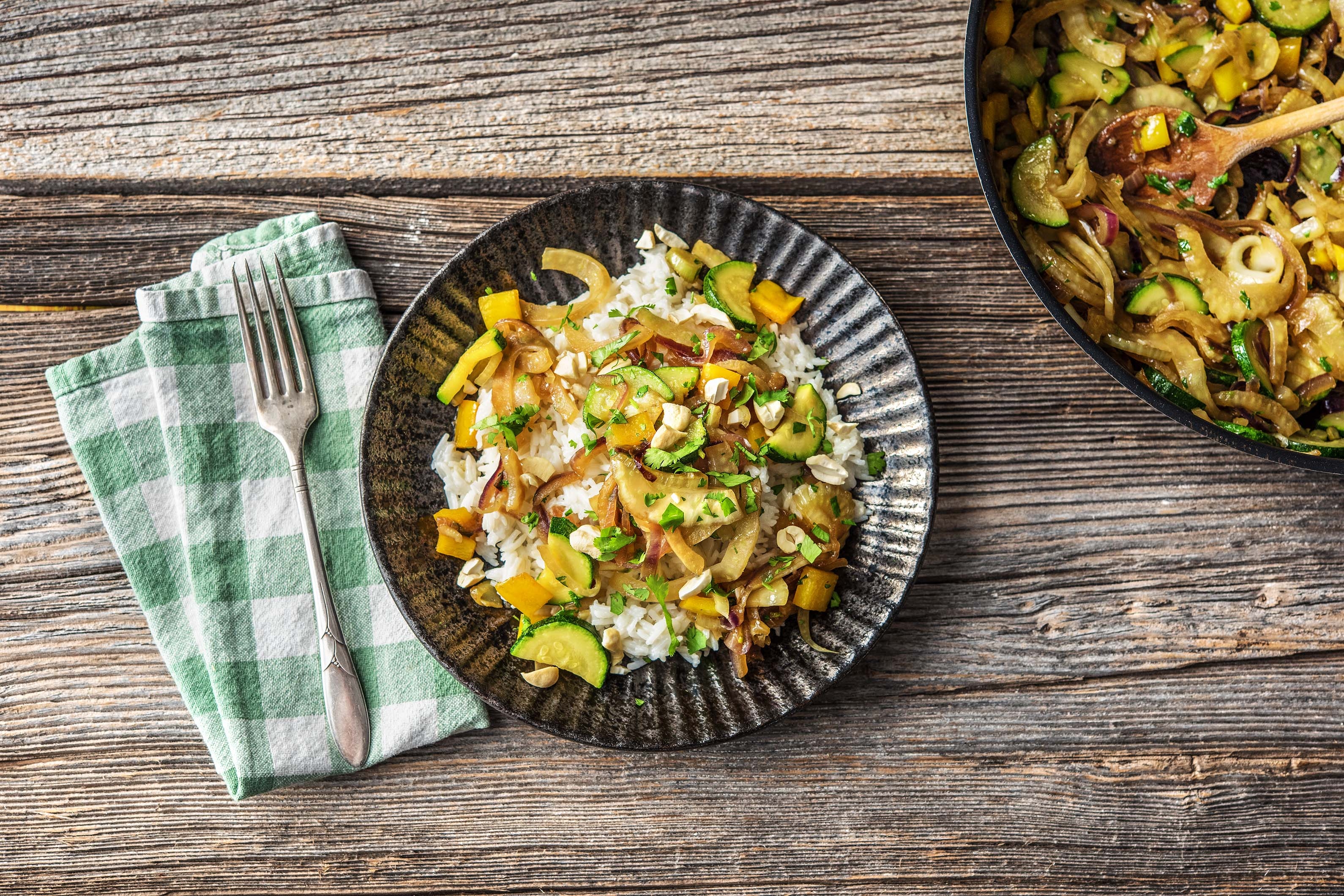 Knackige Gemüsepfanne