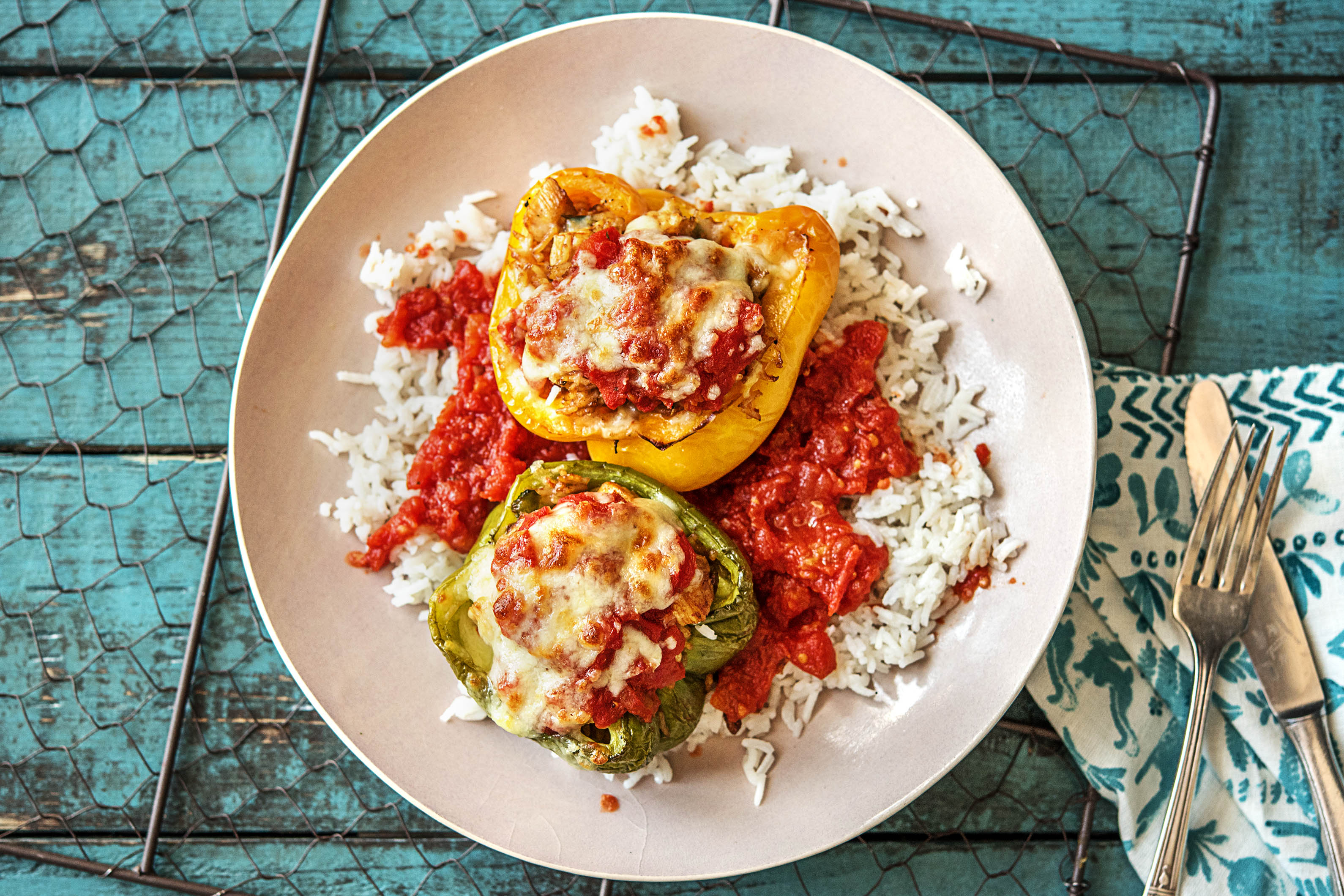 Mexikanische „Pimientos Rellenos“