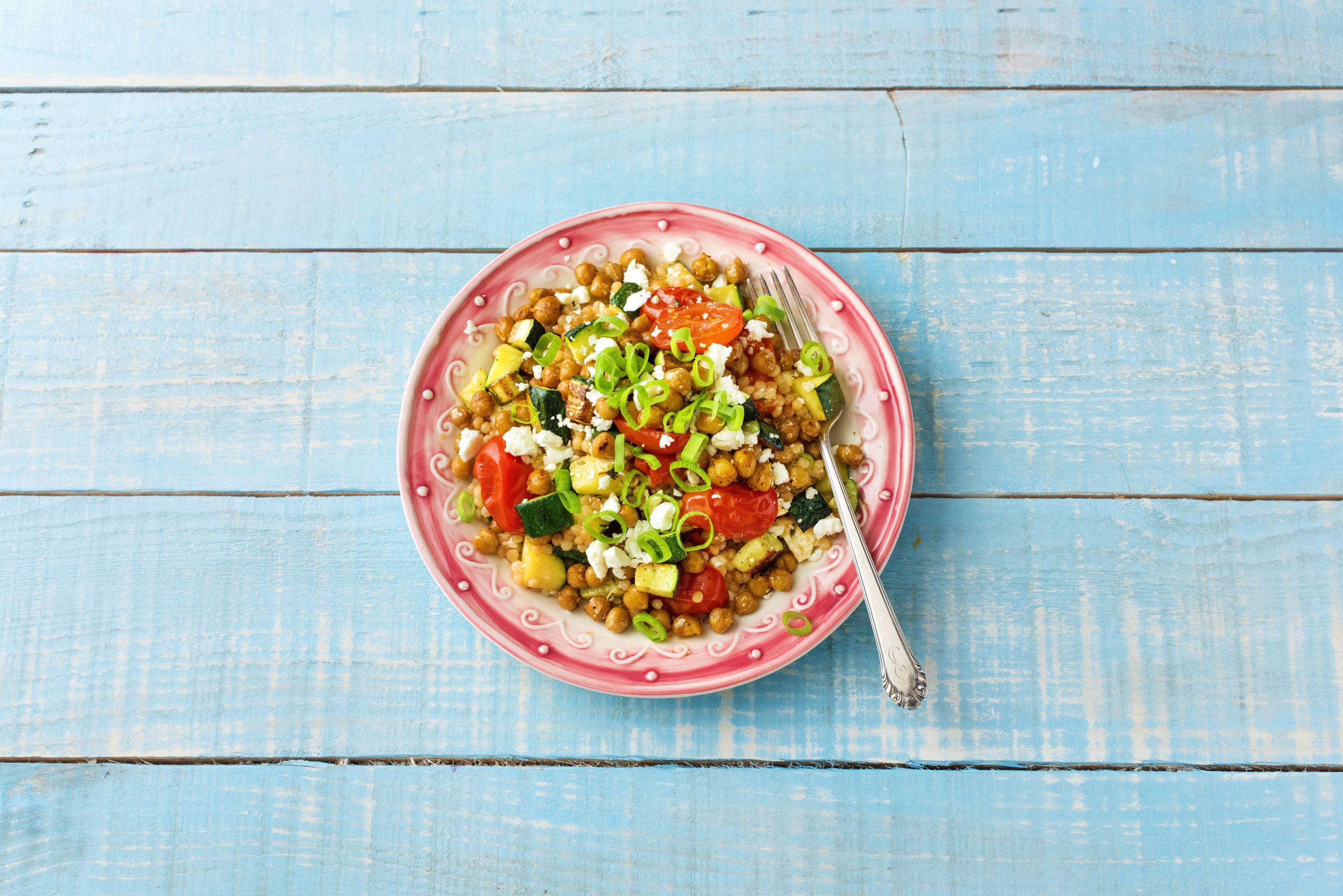 Chickpea-Powered Mediterranean Couscous