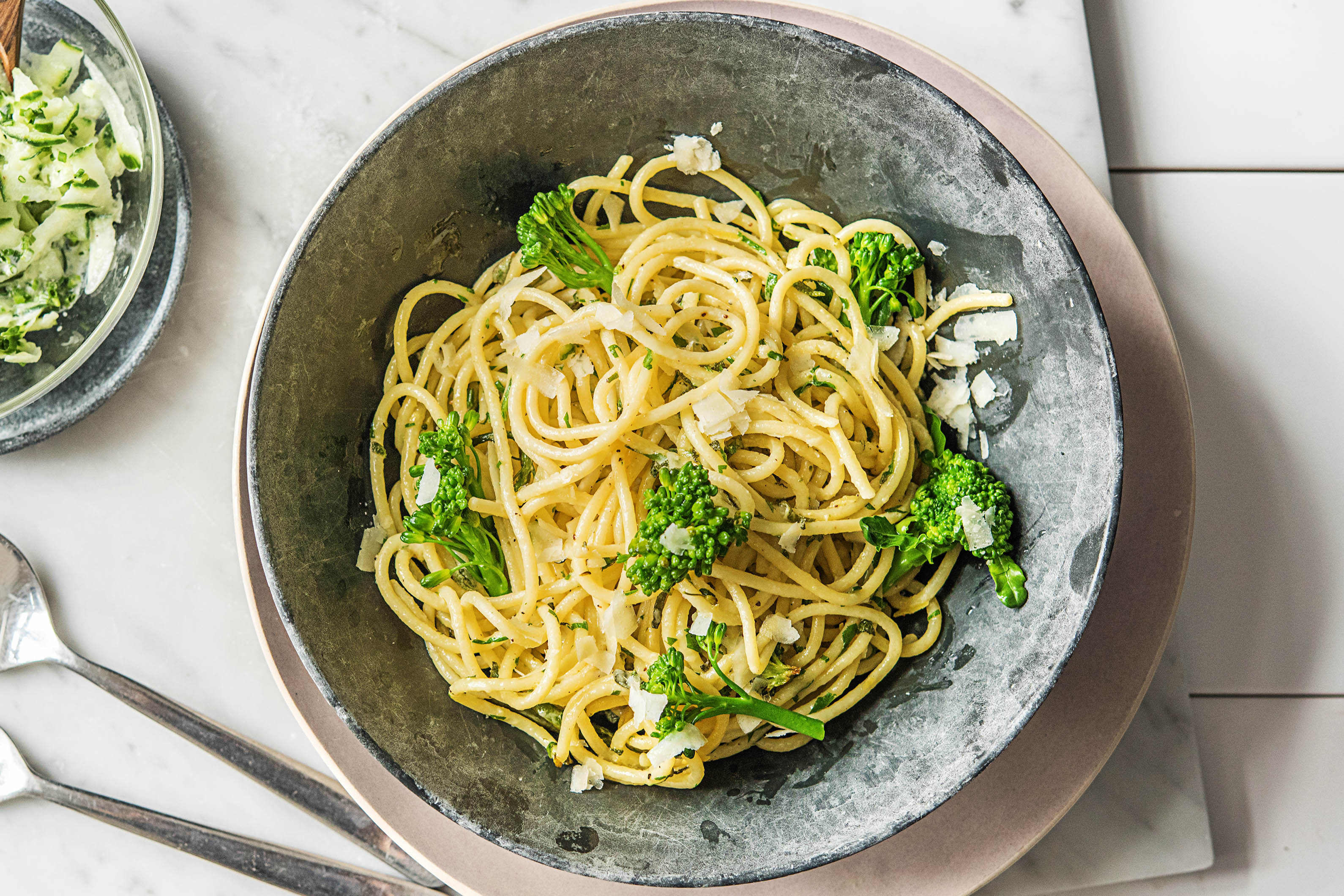 Zitronen-Salbei-Spaghetti,