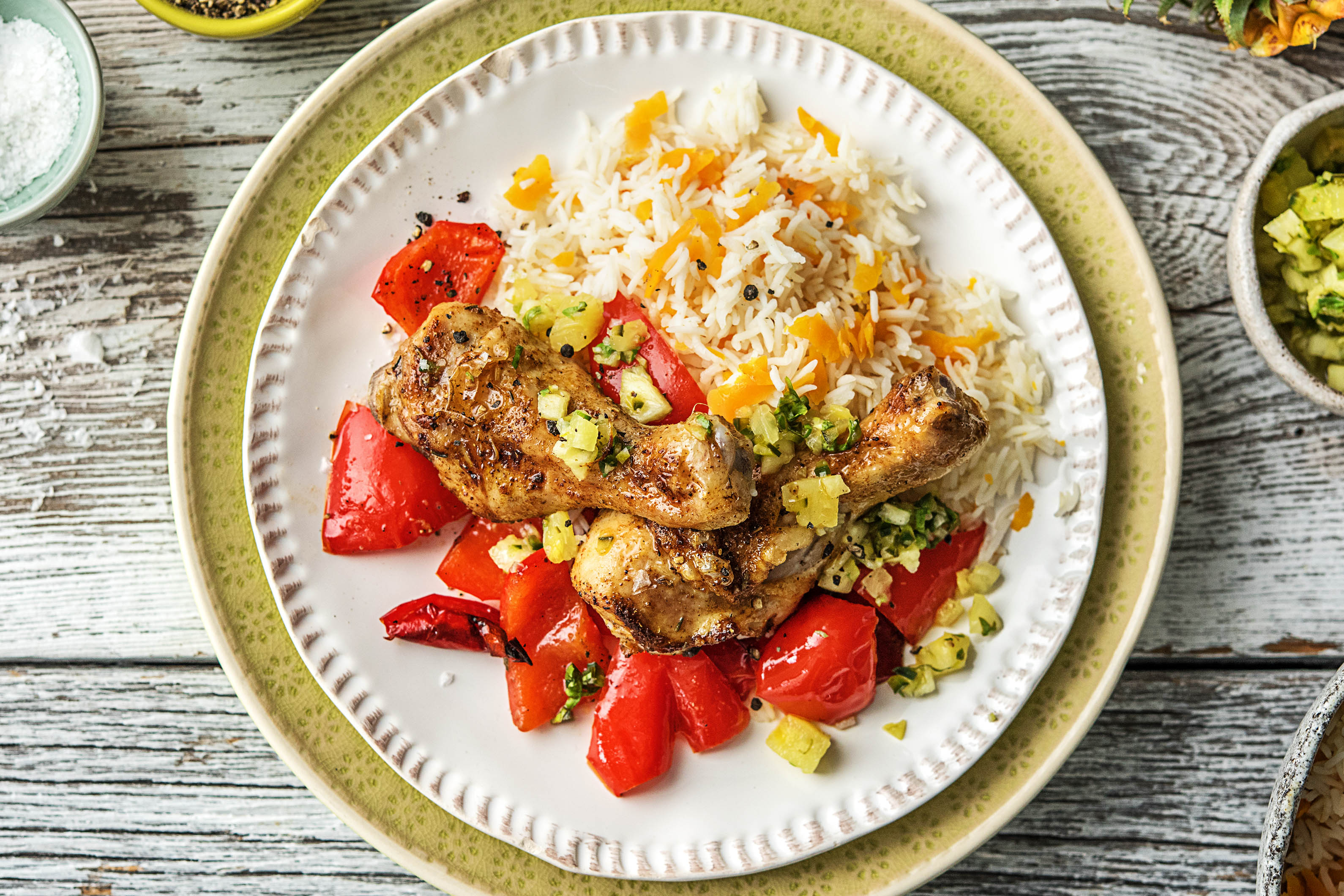 Jamaikanische Hähnchenschenkel