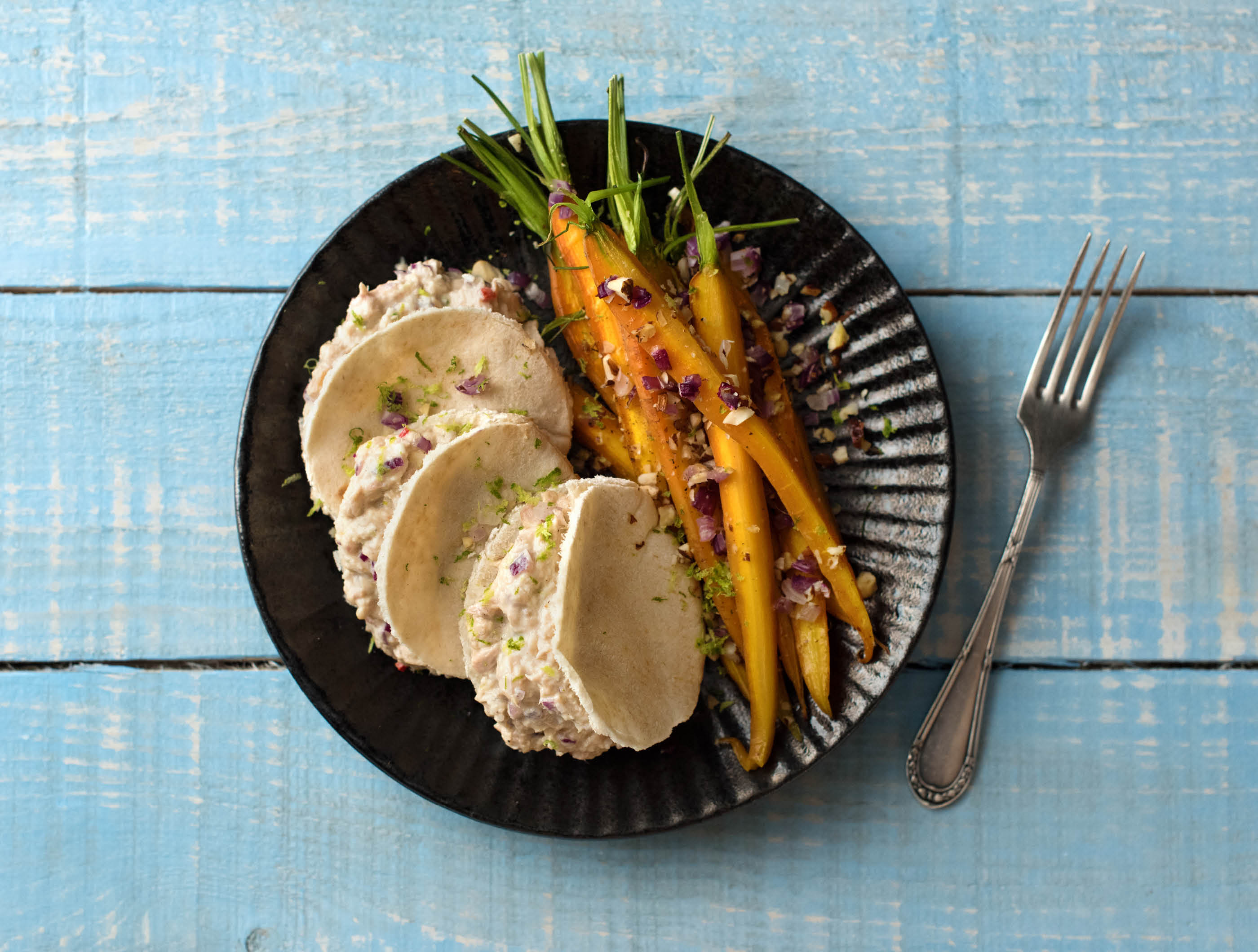 Mini-pains pita à la salade de thon