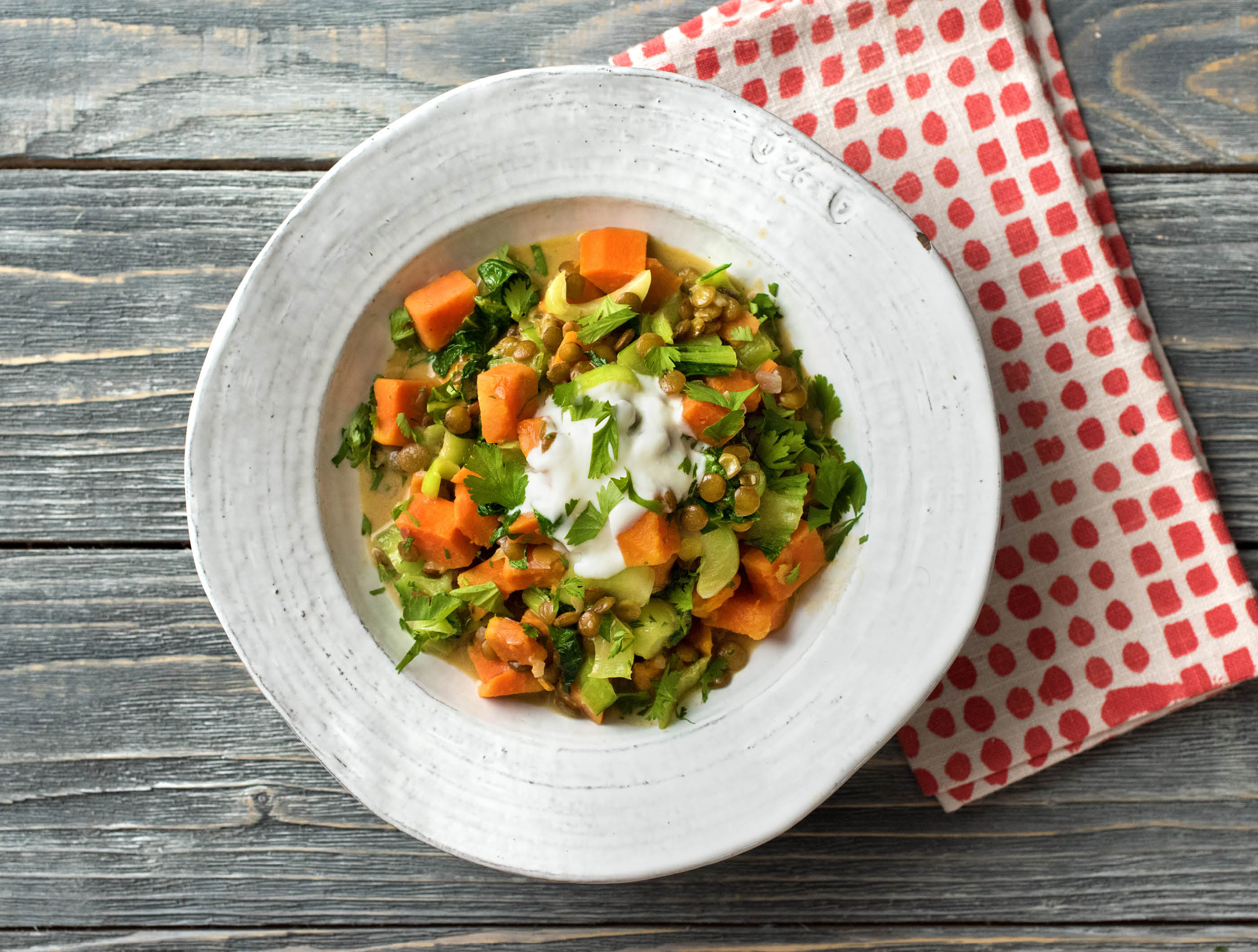 Curry indien aux lentilles classique