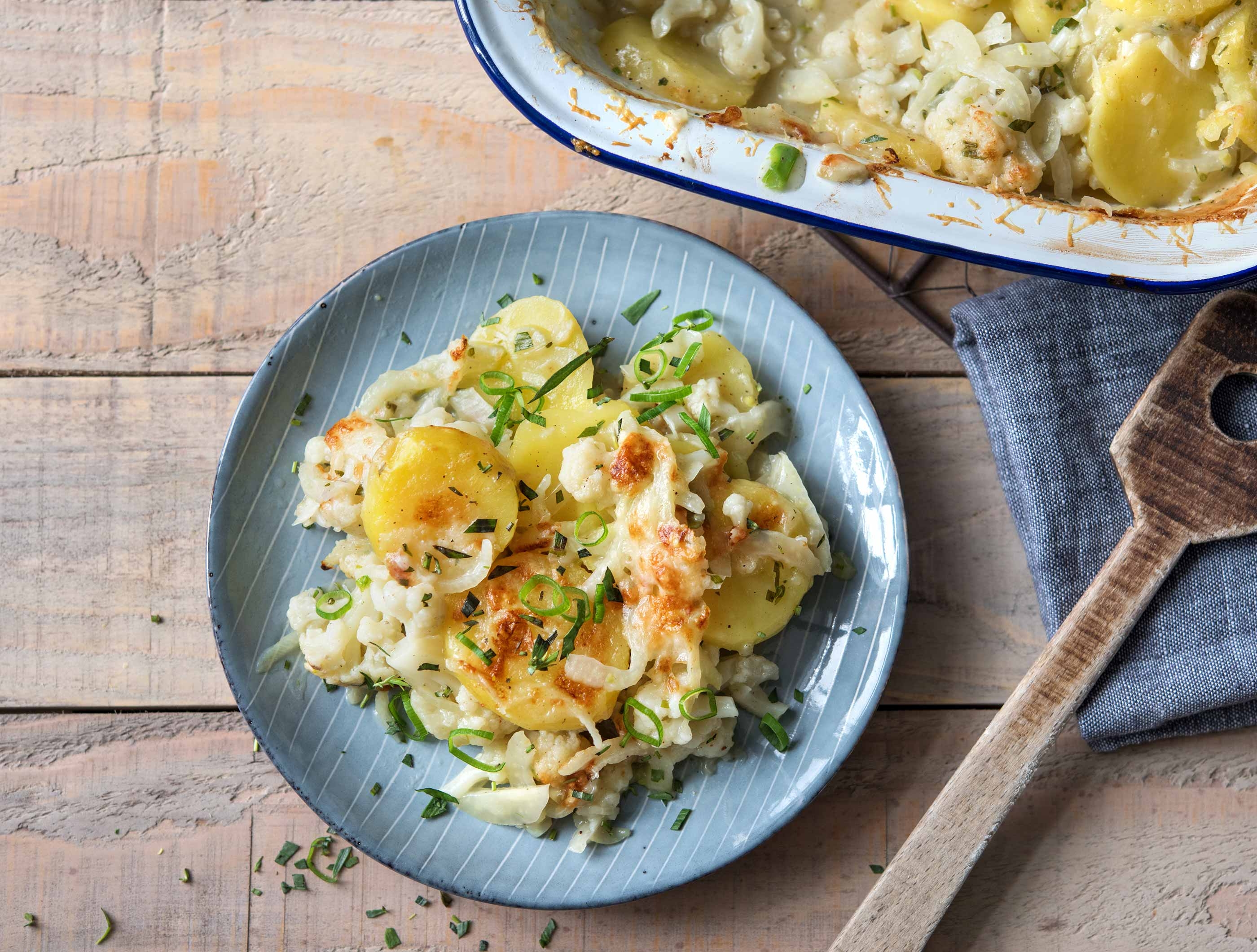 Gratin de pommes de terre à la hollandaise au fromage vieux