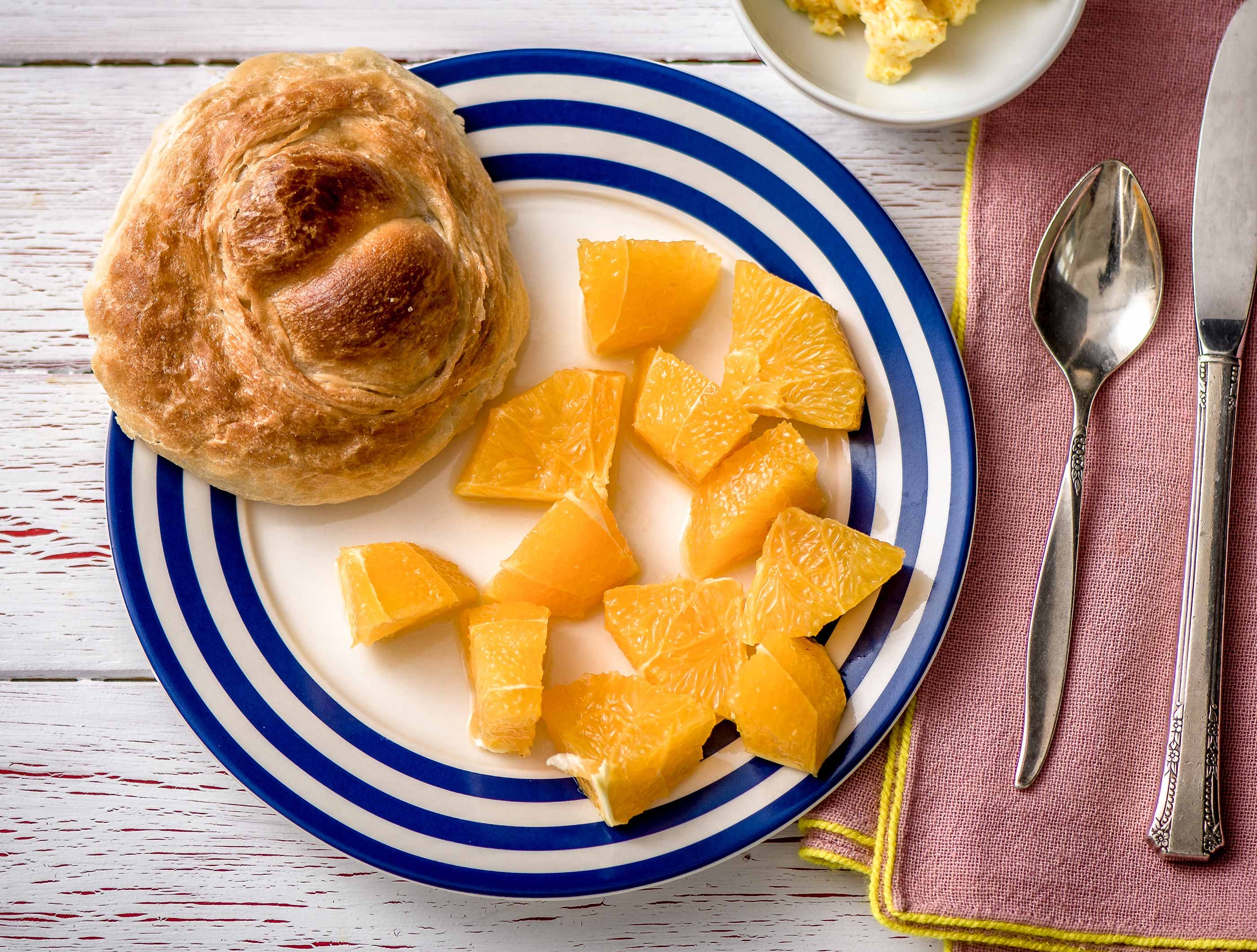 Brioche frisonne au beurre d’orange