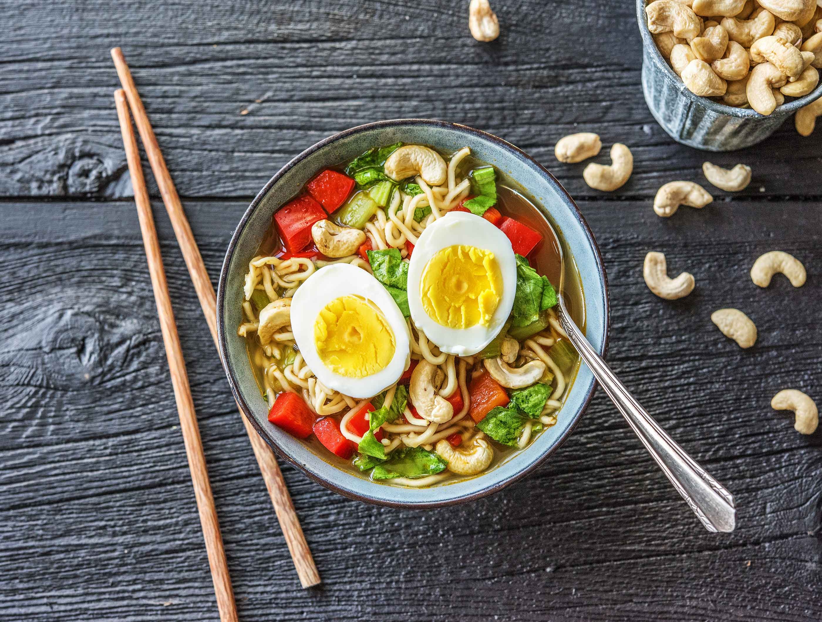 Soupe orientale de nouilles