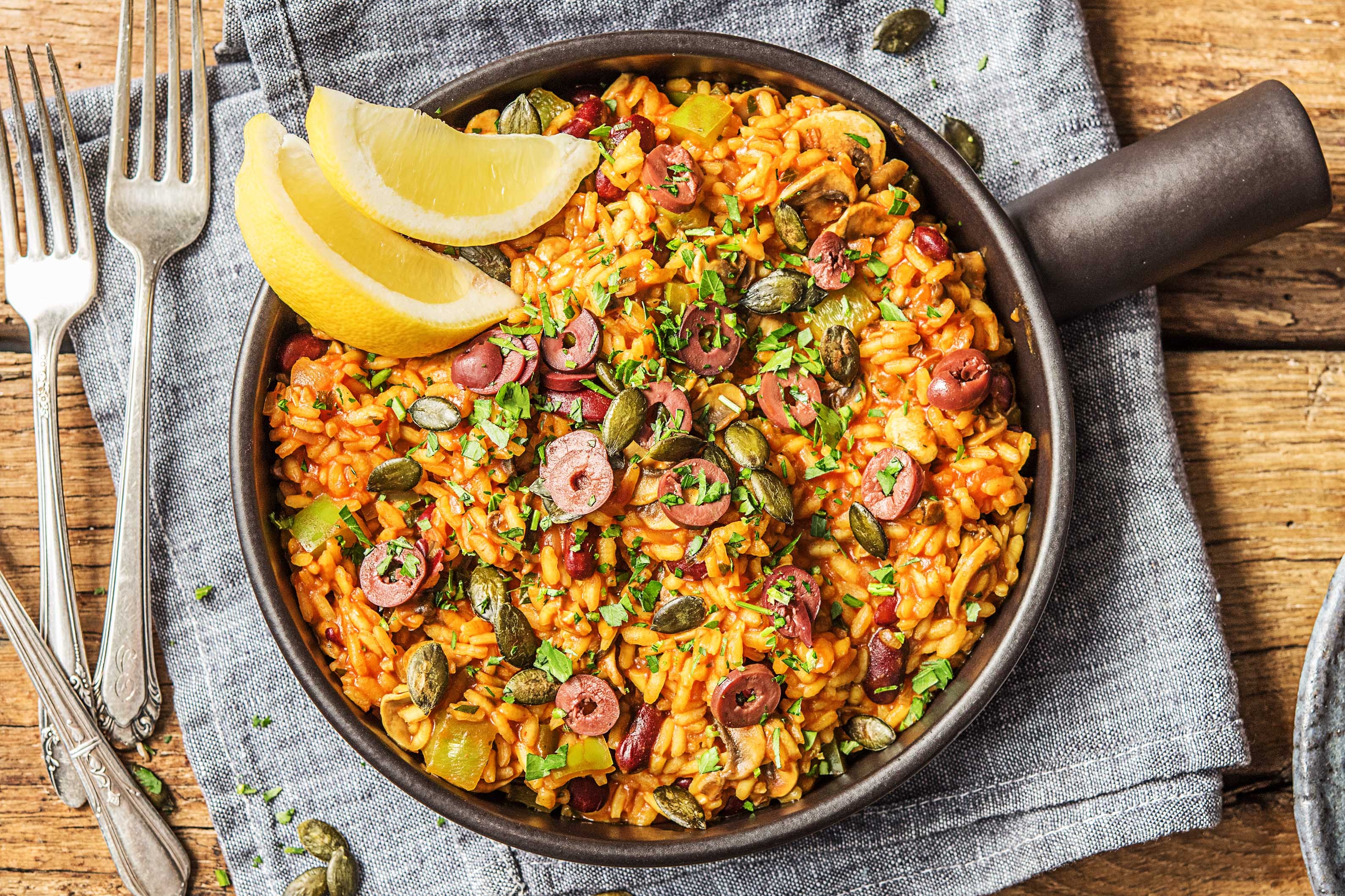 Paella végétarienne