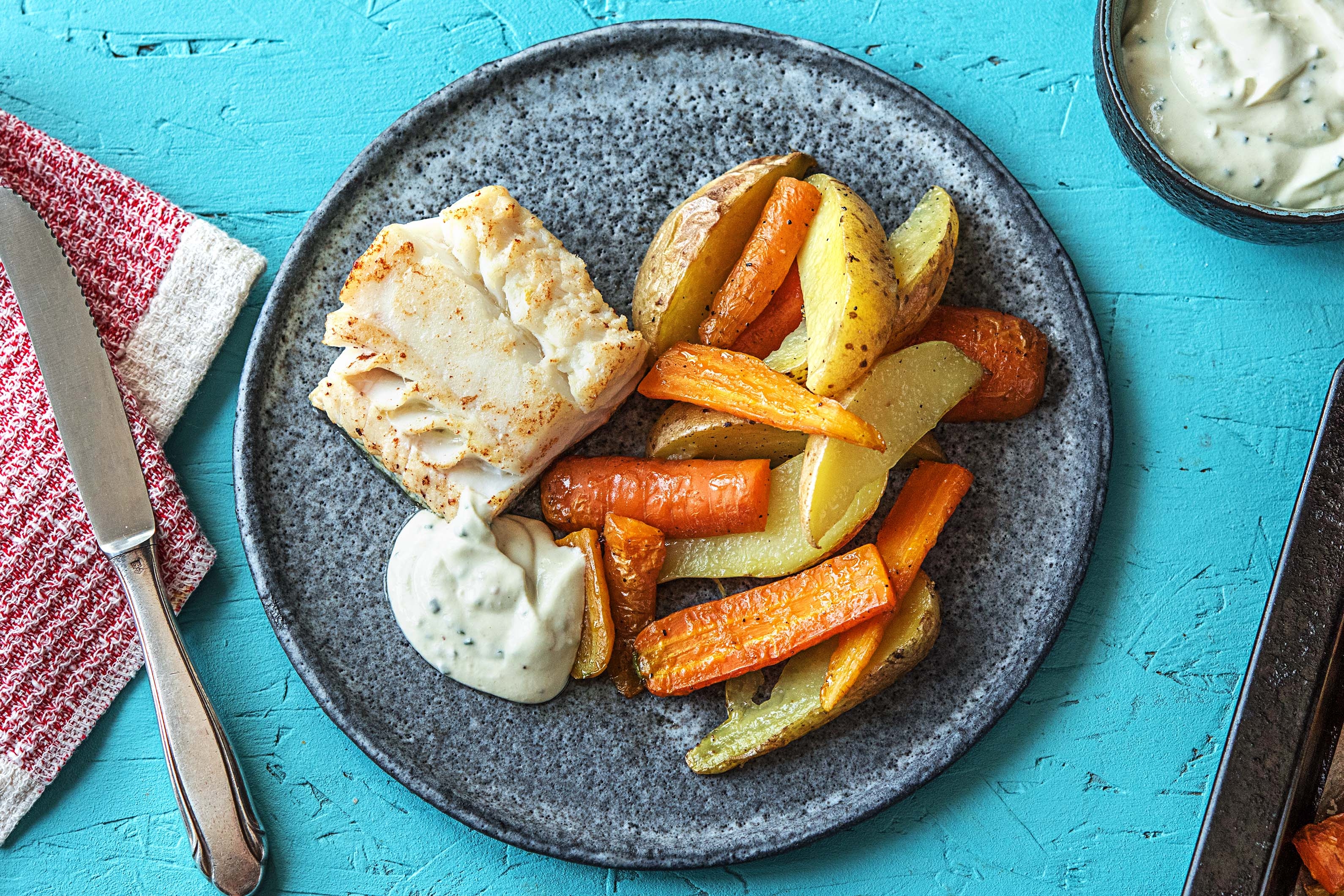 Églefin sauce ciboulette