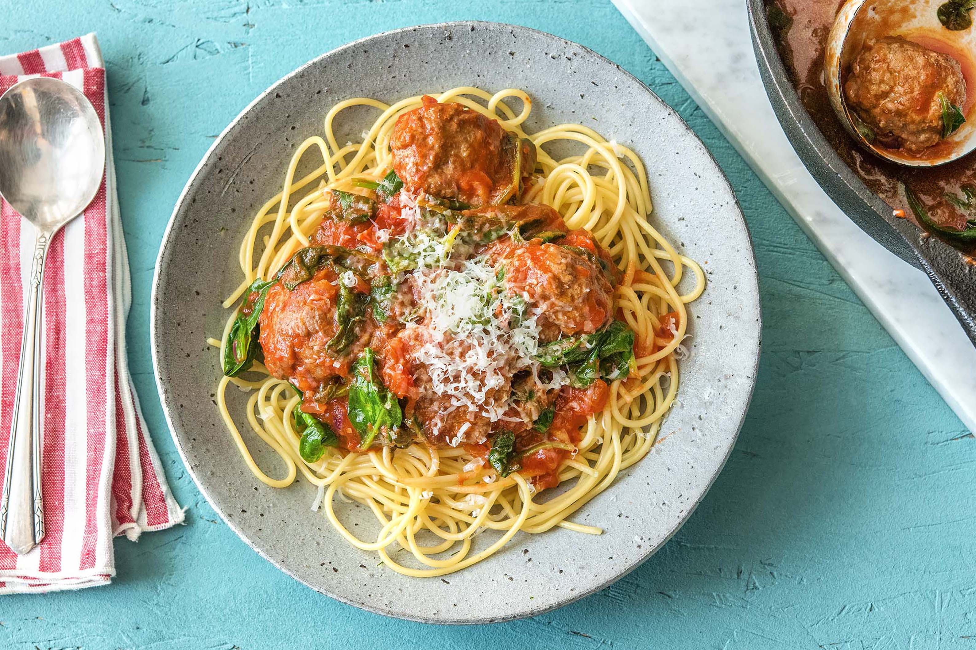 Italian Spaghetti and Meatballs