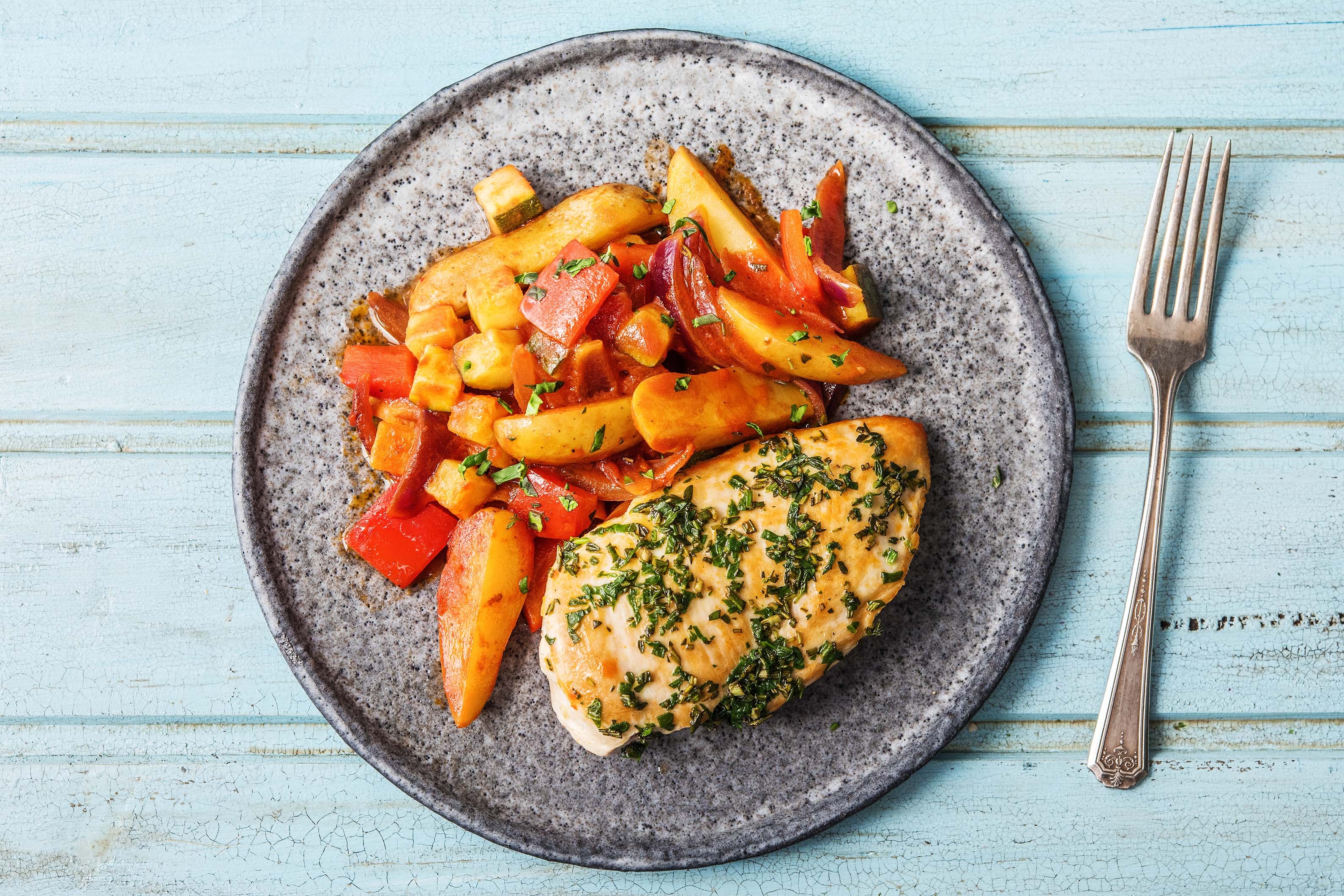 Provenzalisch mariniertes Putenbrustfilet