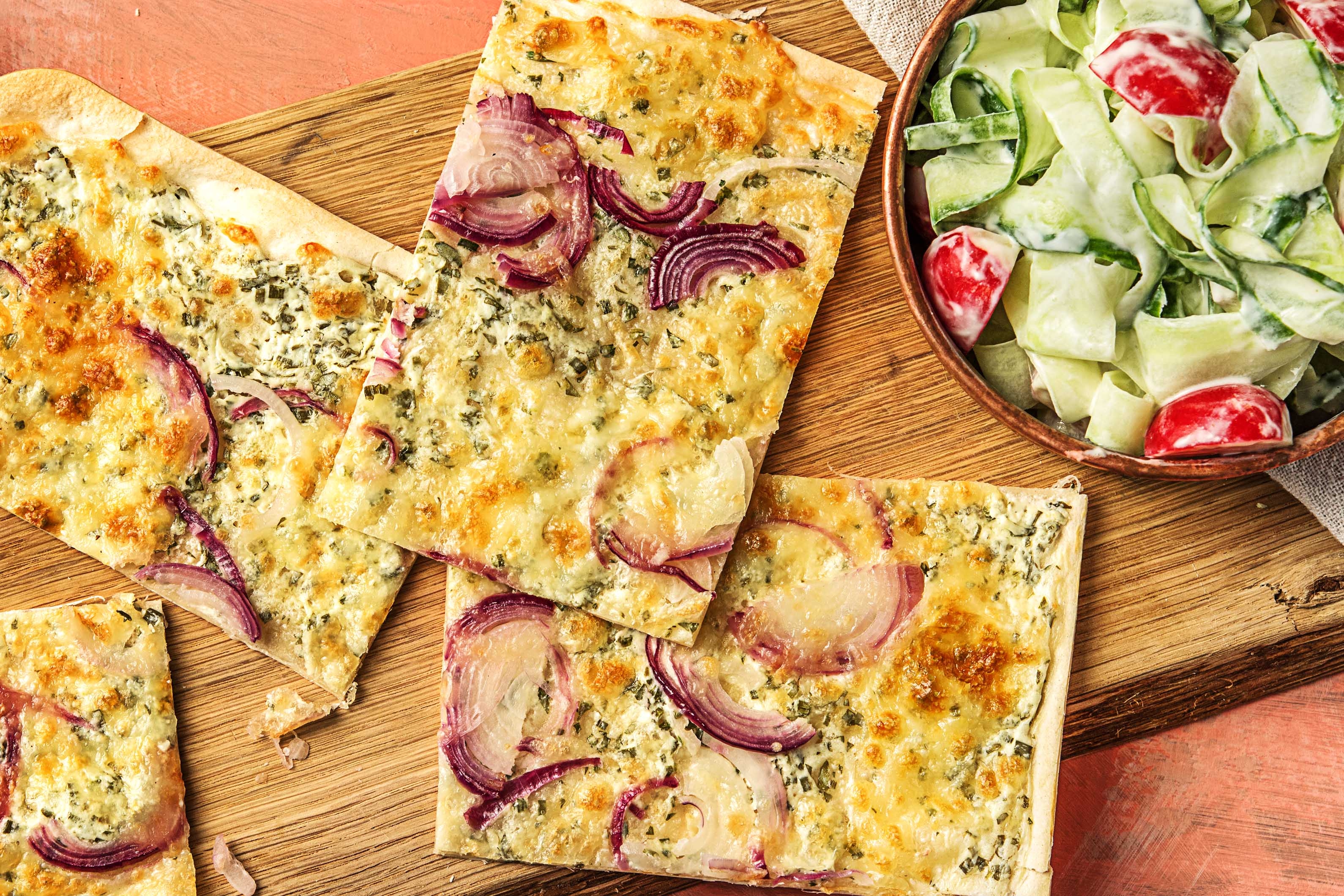 Klassischer Flammkuchen