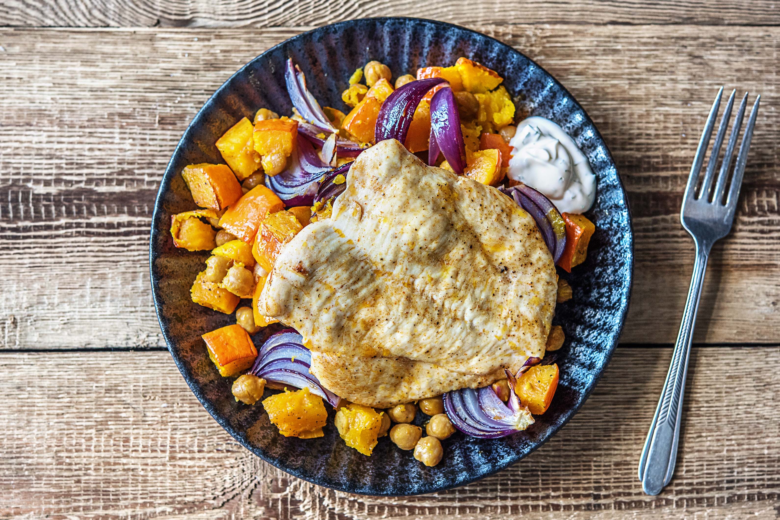 Gebackene Harissa-Pouletbrust