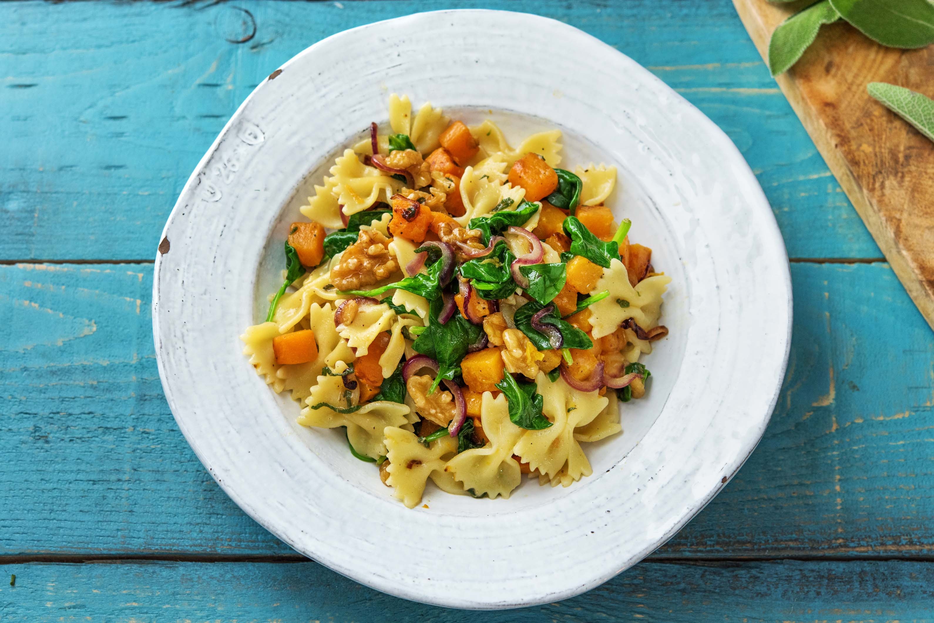 Pumpkin, Sage & Brown Butter Farfalle