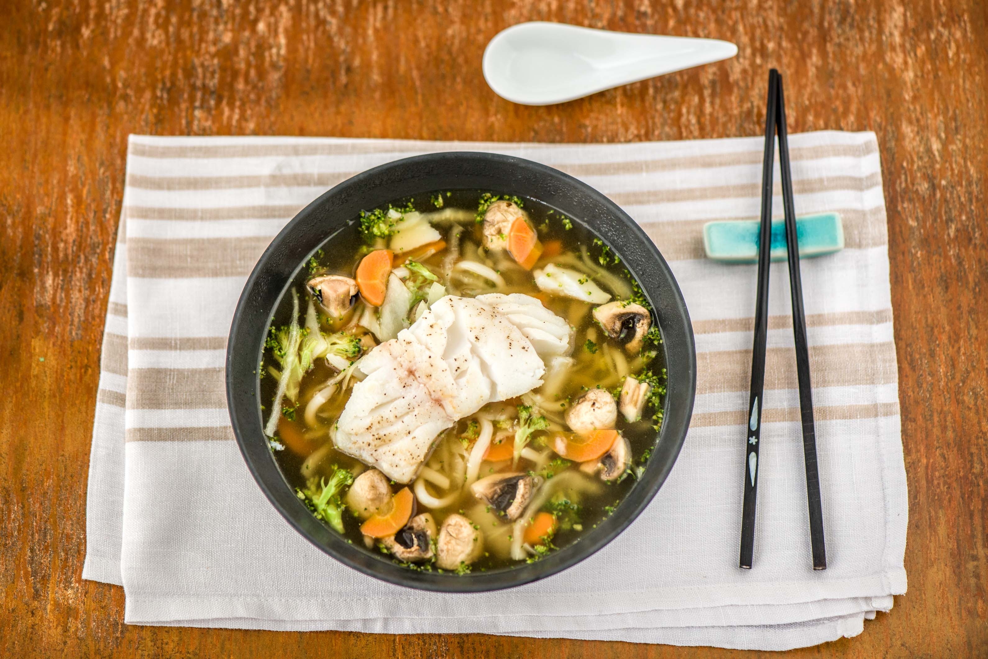 Ramen au cabillaud à la japonaise