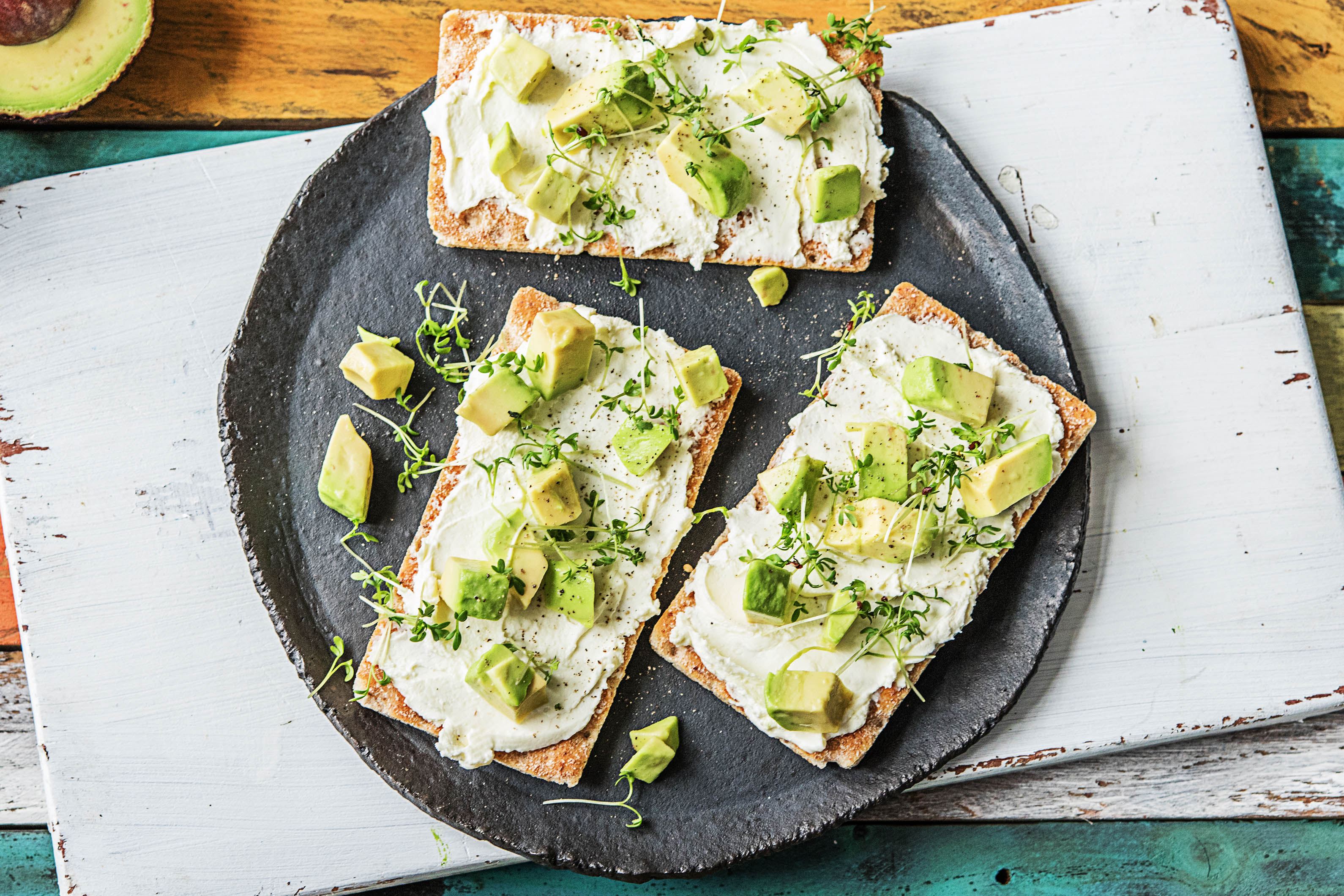 Crackers riches en fibres au chèvre