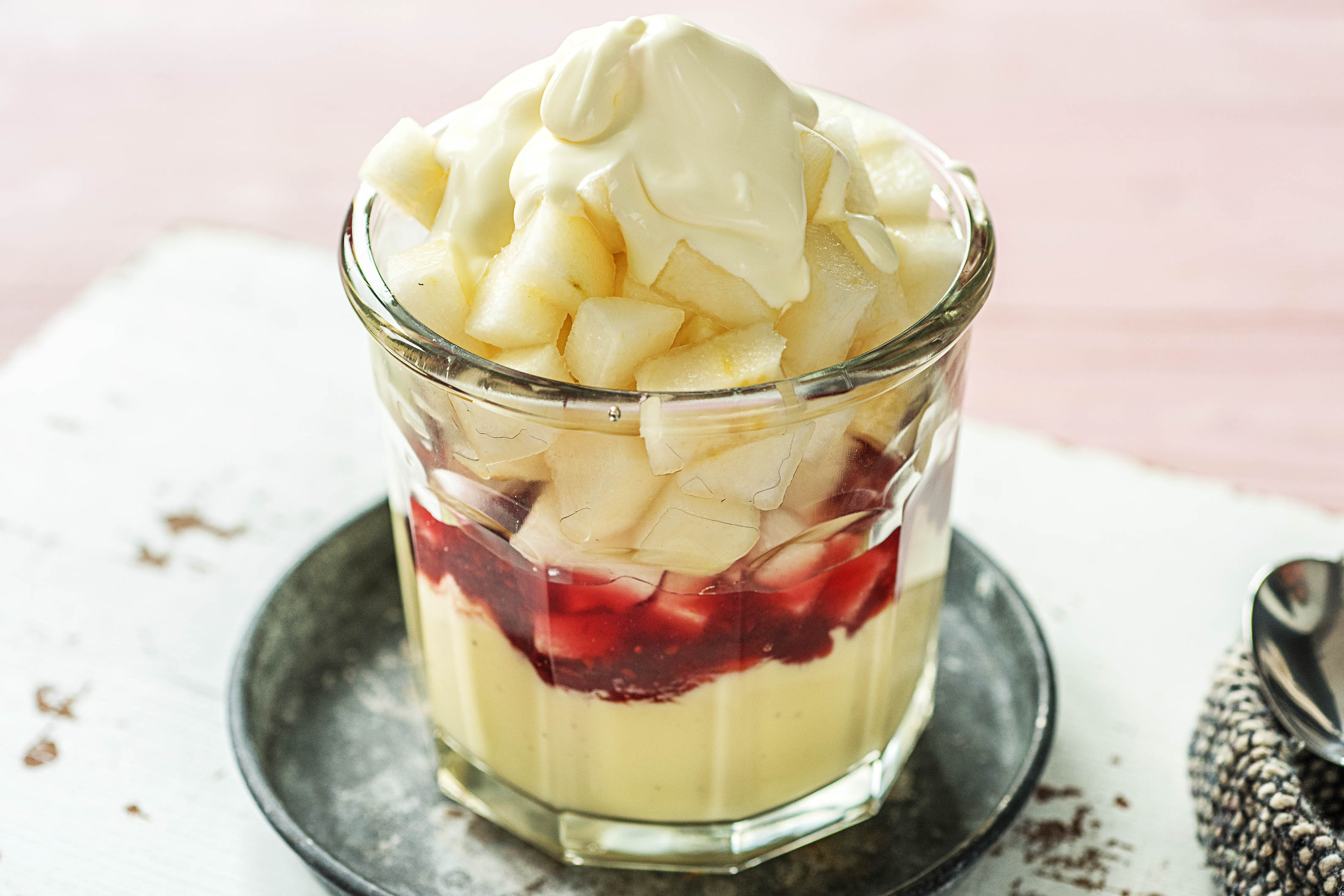 Vlaflip met zure room