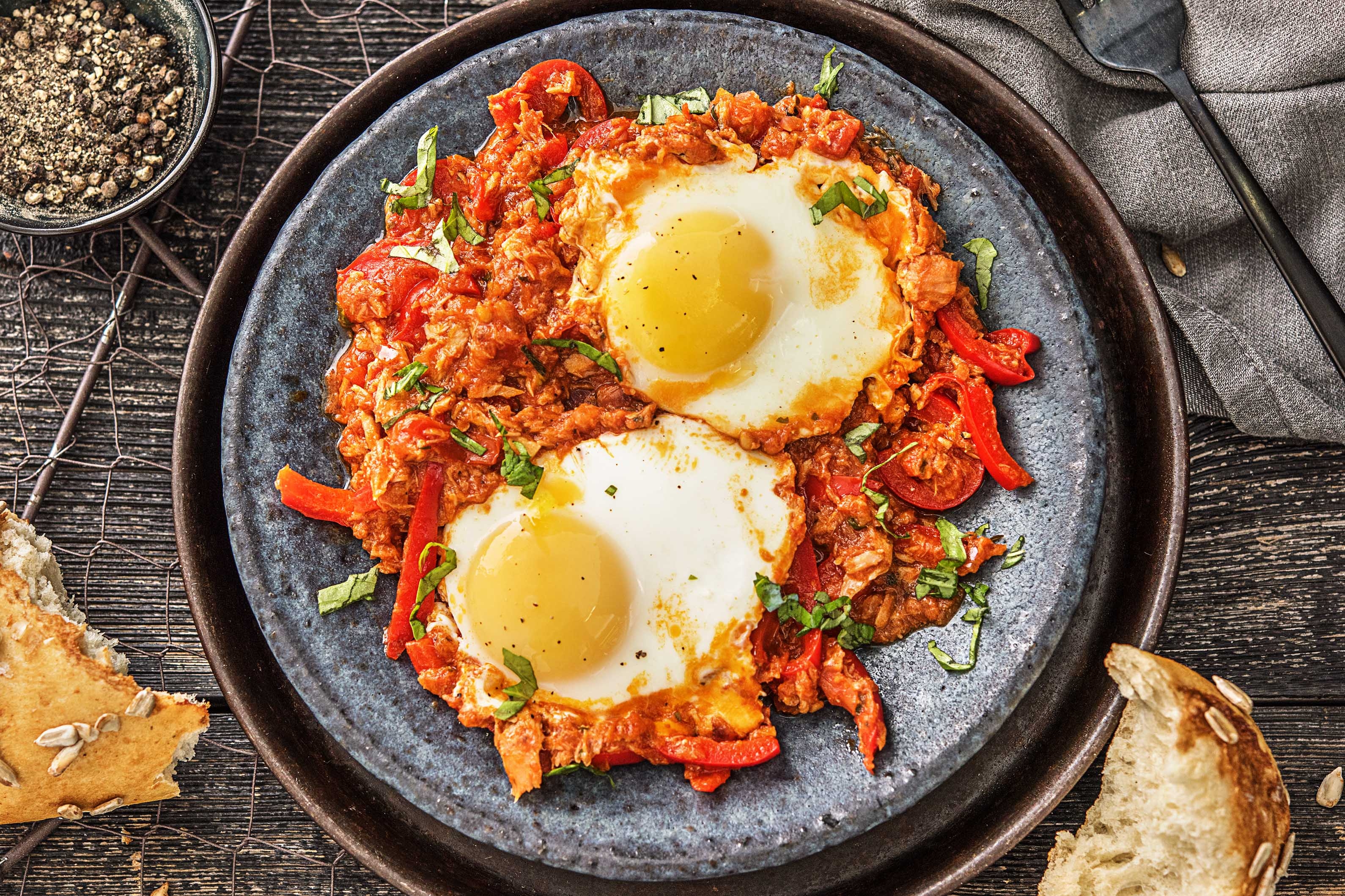 Shakshuka met tonijn