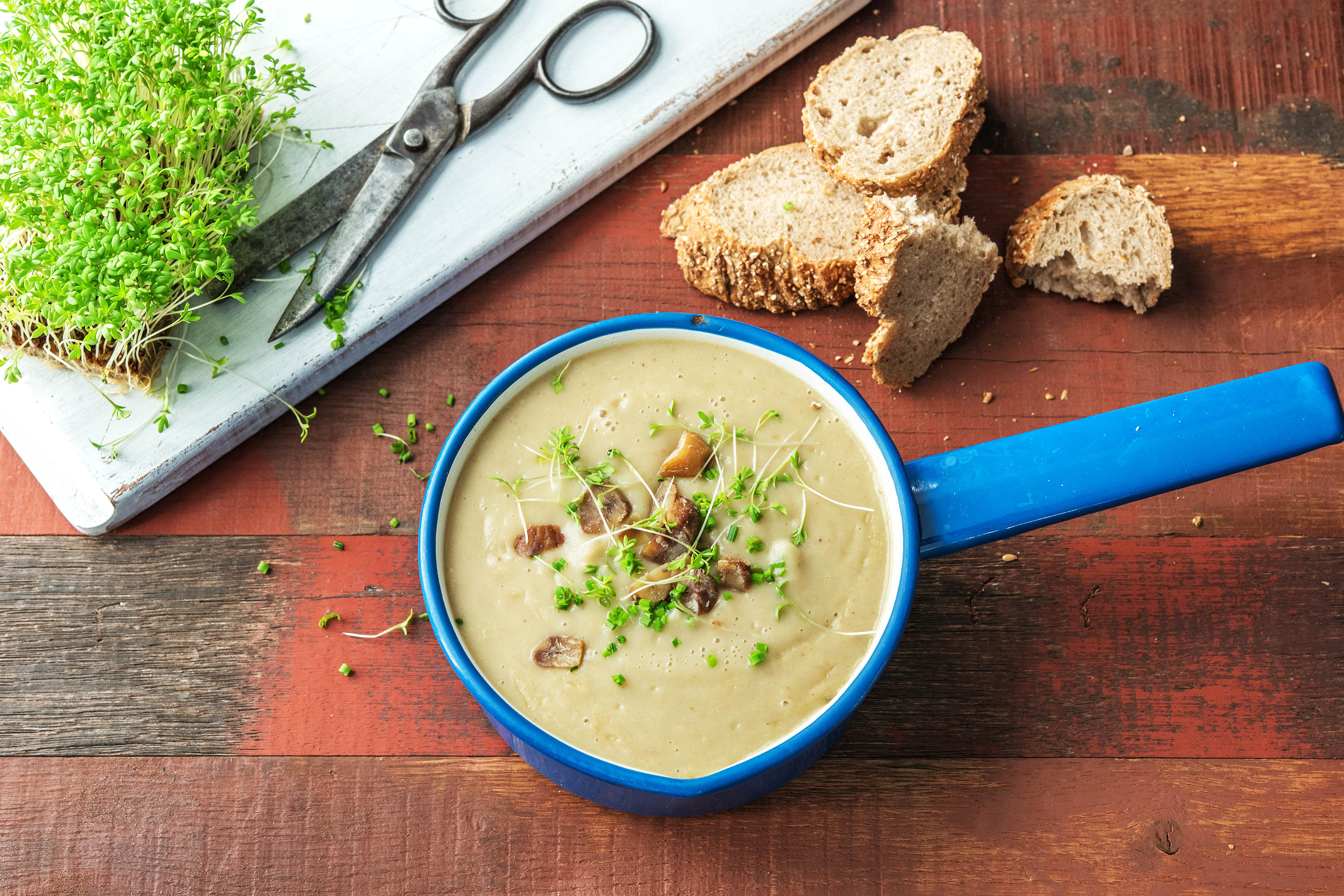 Pastinaken-Maronen-Suppe