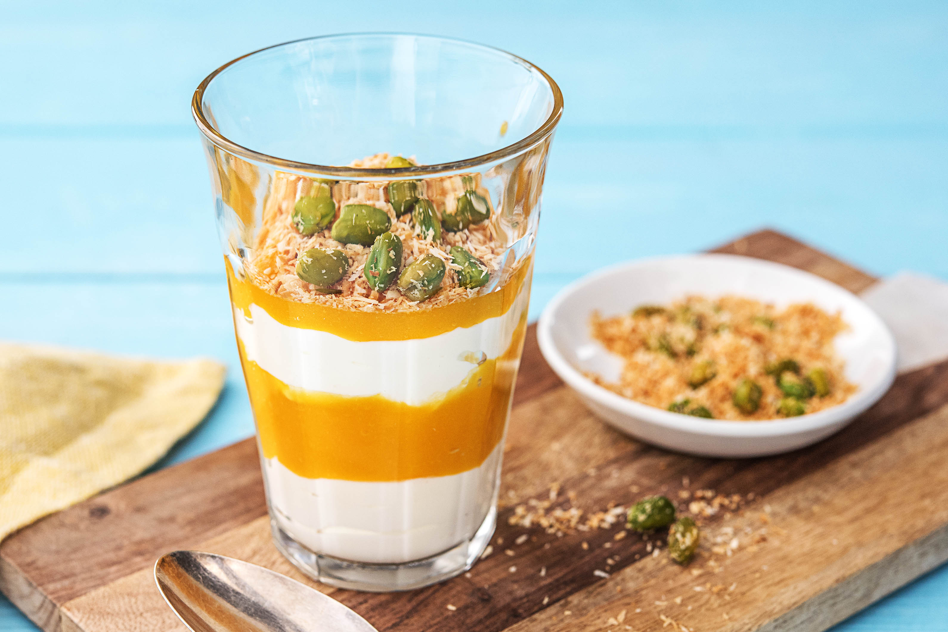 Griekse yoghurt met mango