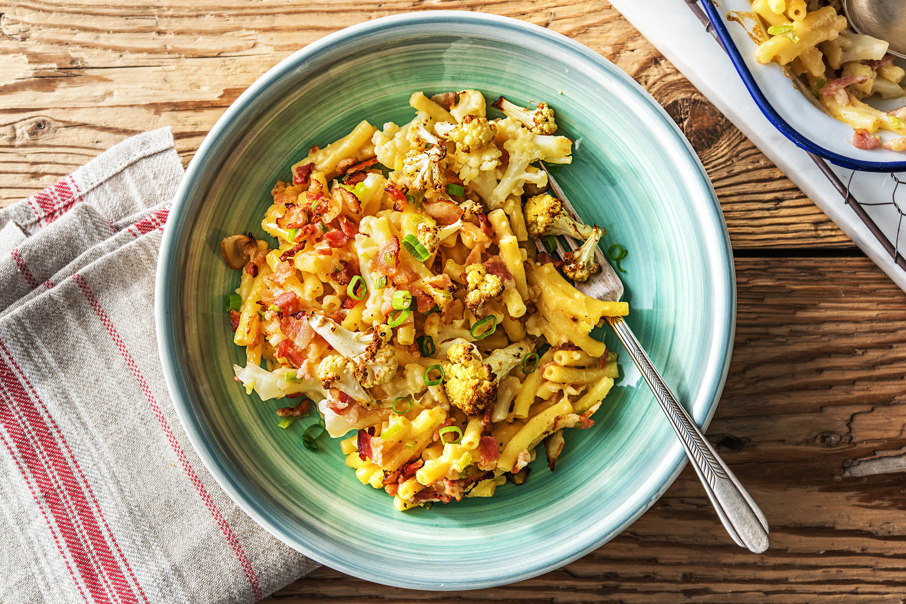 Blumenkohlauflauf mit Bacon