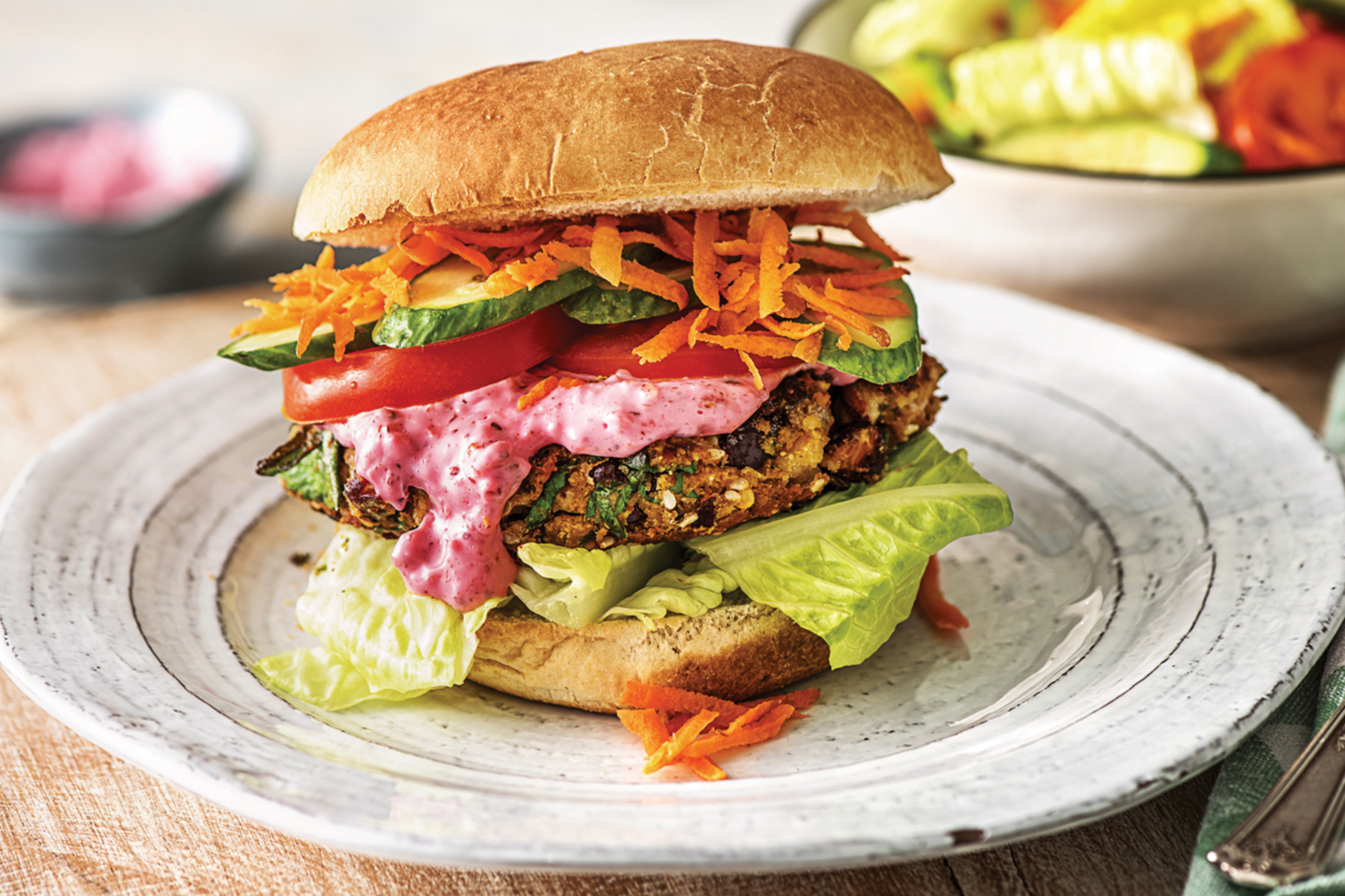 (Vegetarian) Moroccan Spice Veggie Burger