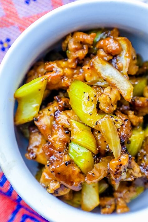 Savoury Black Pepper Chicken Stir-Fry