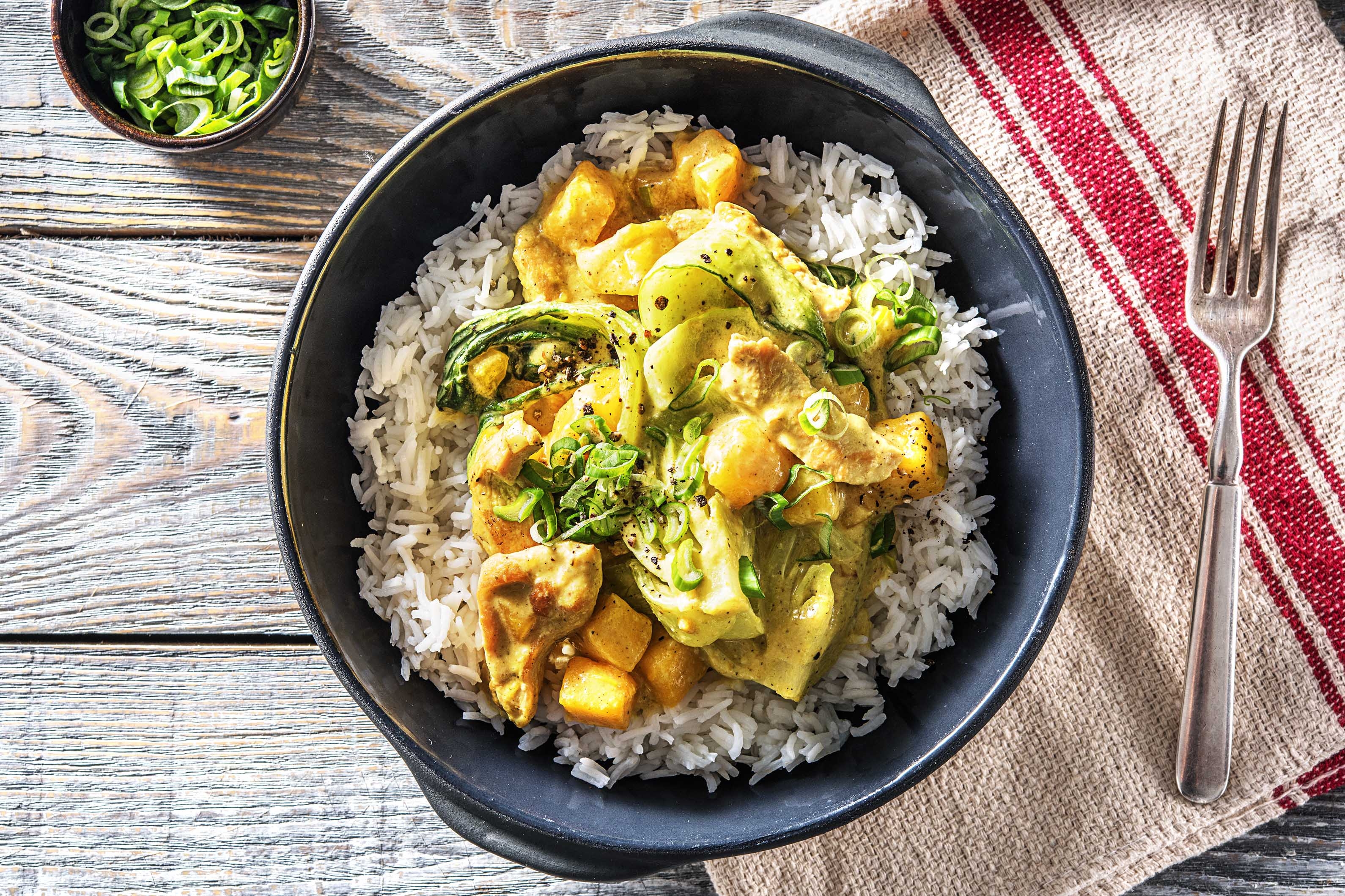 Curry mit Putenbrust und Mango