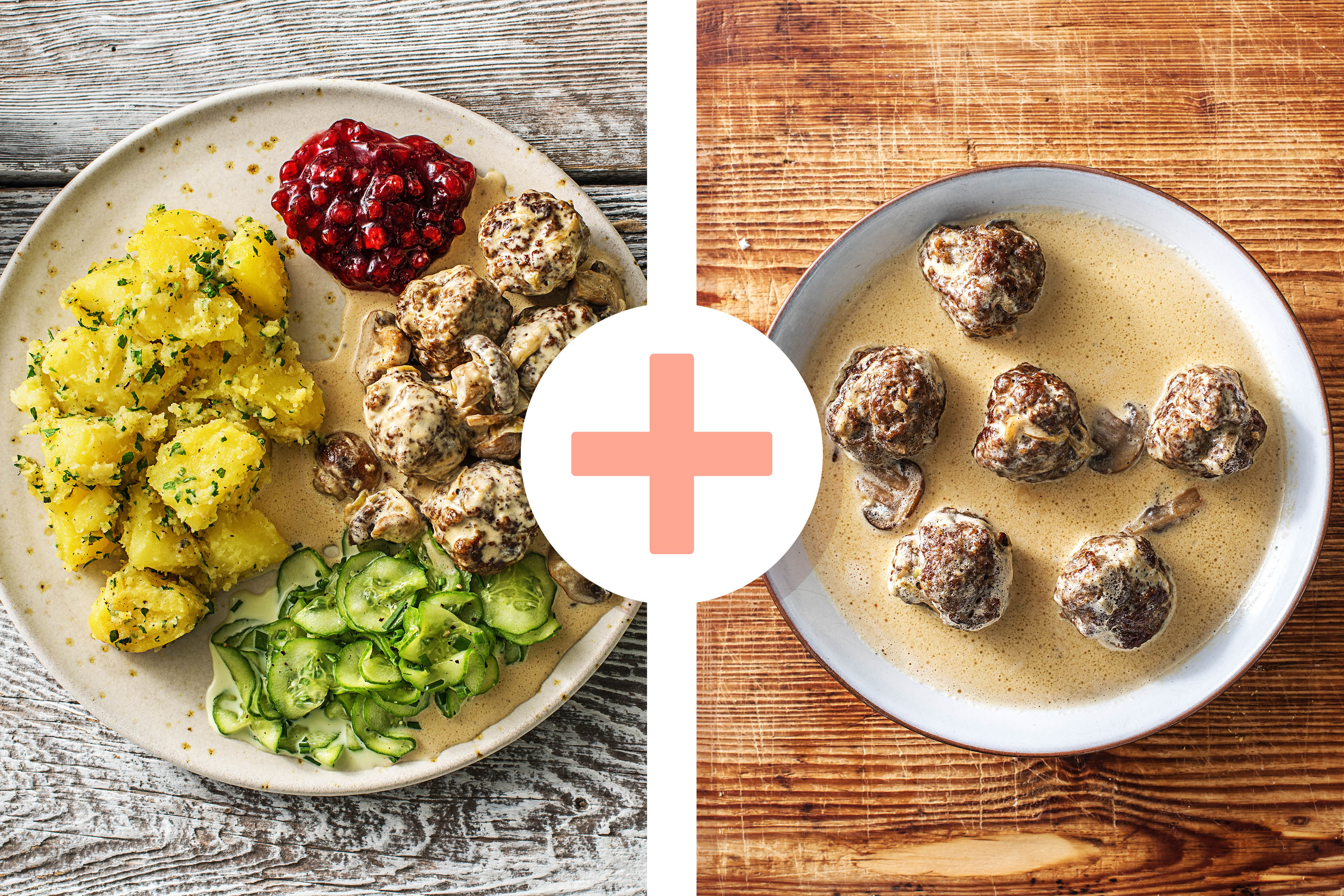 Köttbullar! Schwedische Hackbällchen