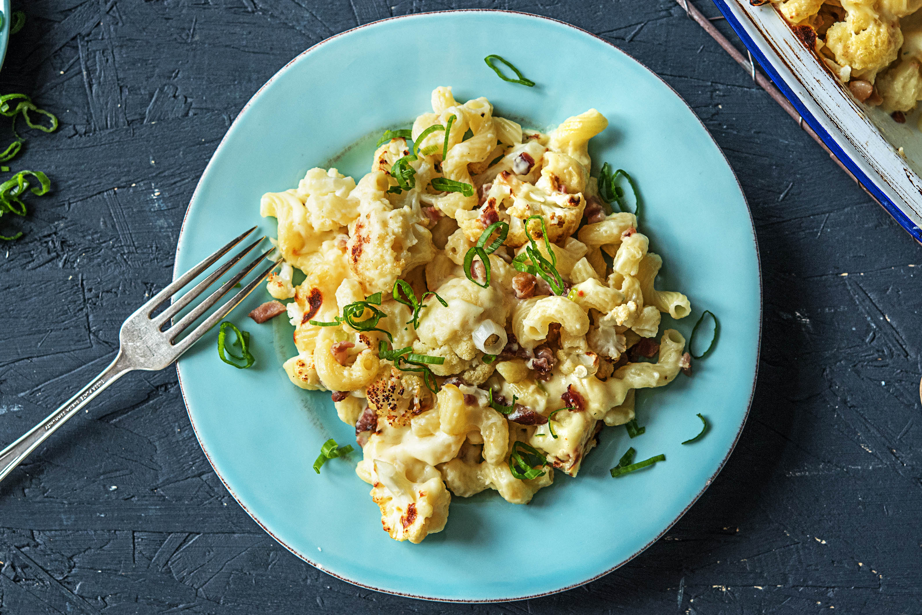 w22-r2 Cauliflower Pancetta Mac 'n' Cheese