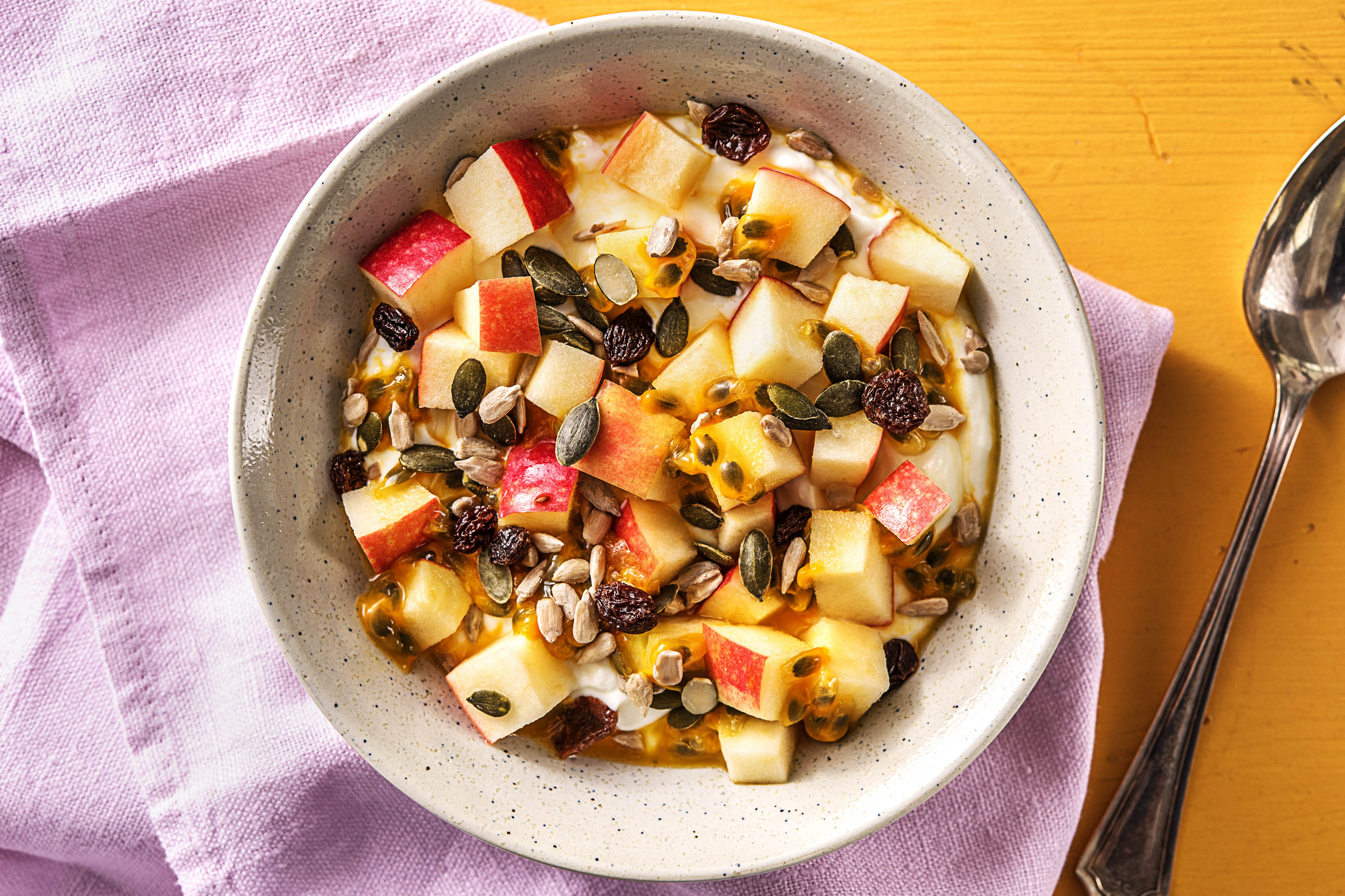 Fromage blanc entier au fruit de la passion