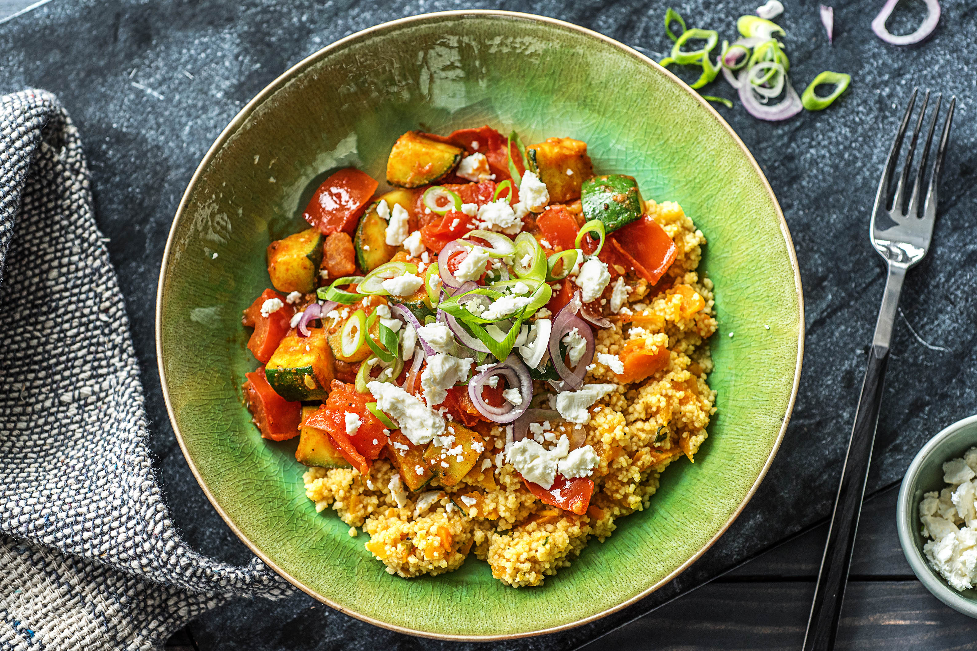 Bunte Couscous-Gemüse-Pfanne