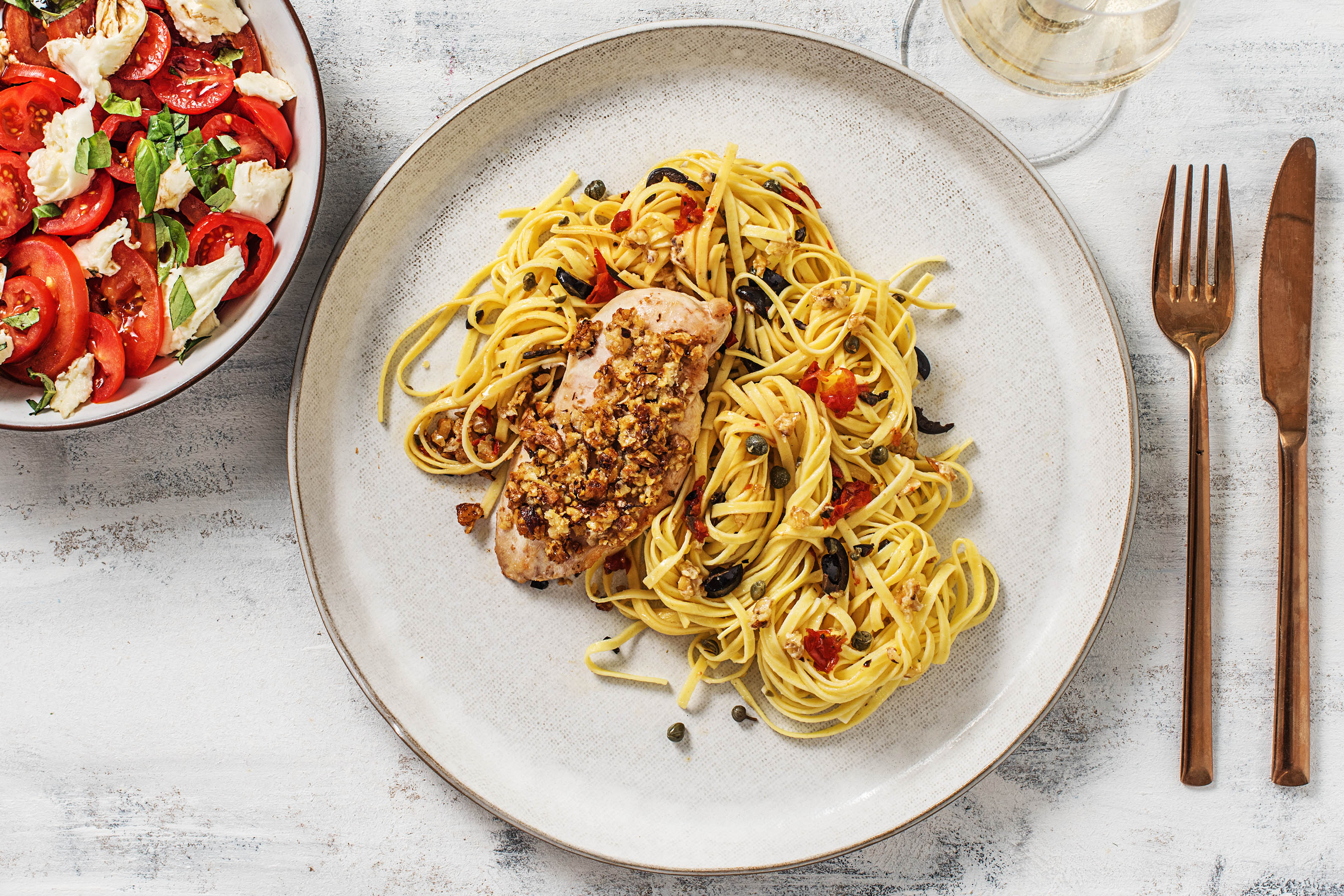 Kipfilet met notenkorstje