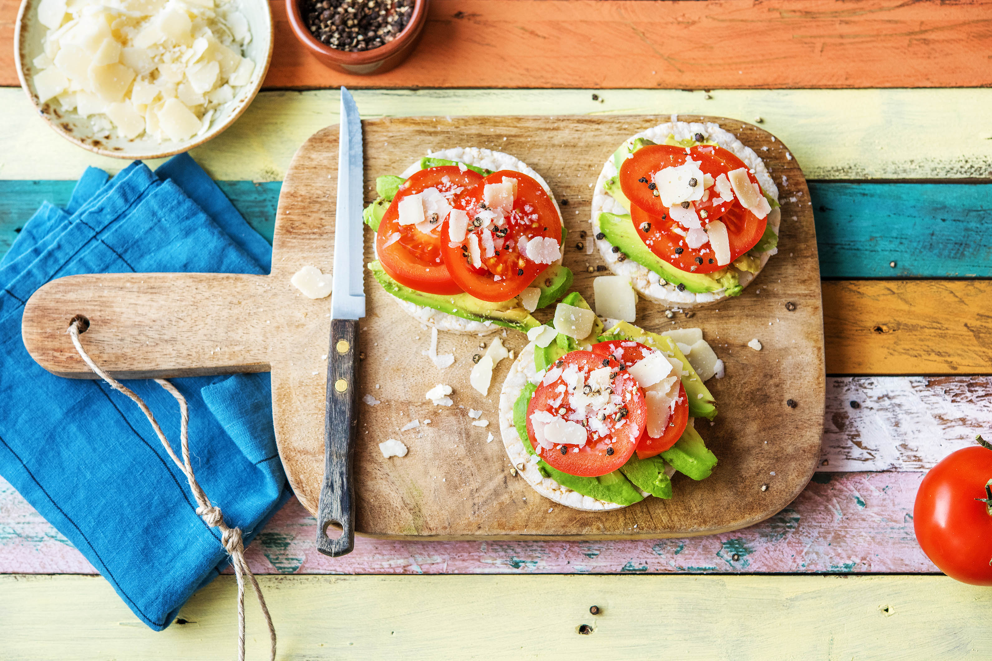 Gaufres d'épeautre à l'avocat
